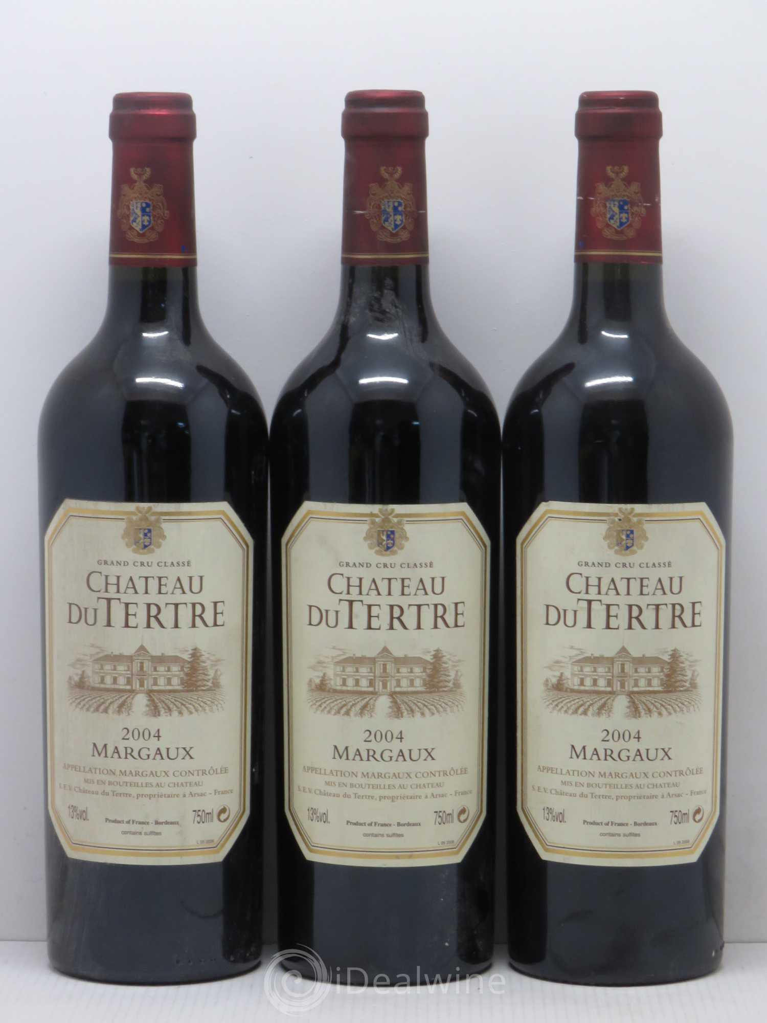 Château du Tertre 5ème Grand Cru Classé 2004 - Lot de 6 bouteilles - 1