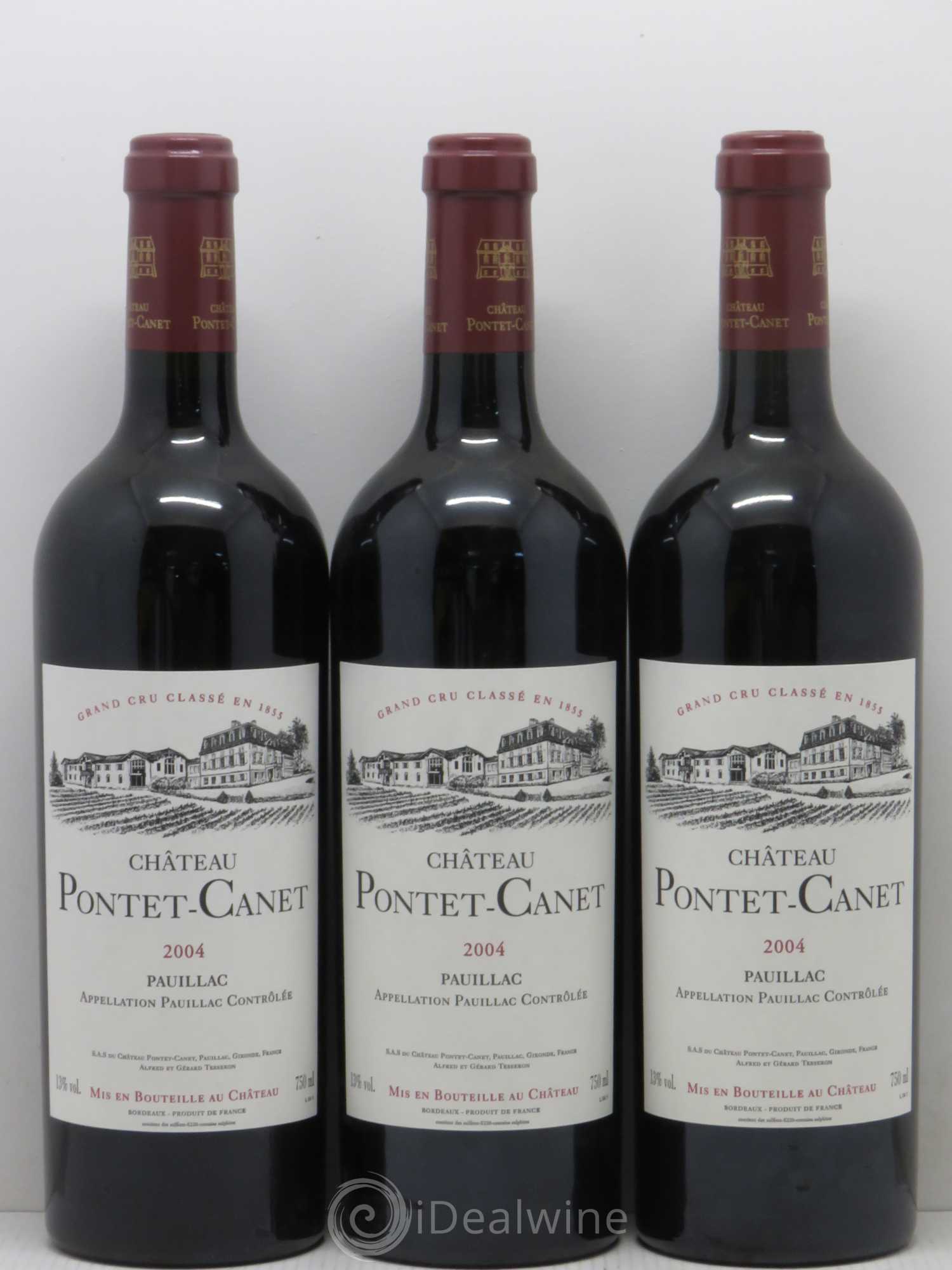 Château Pontet Canet 5ème Grand Cru Classé 2004 - Lot de 6 bouteilles - 2