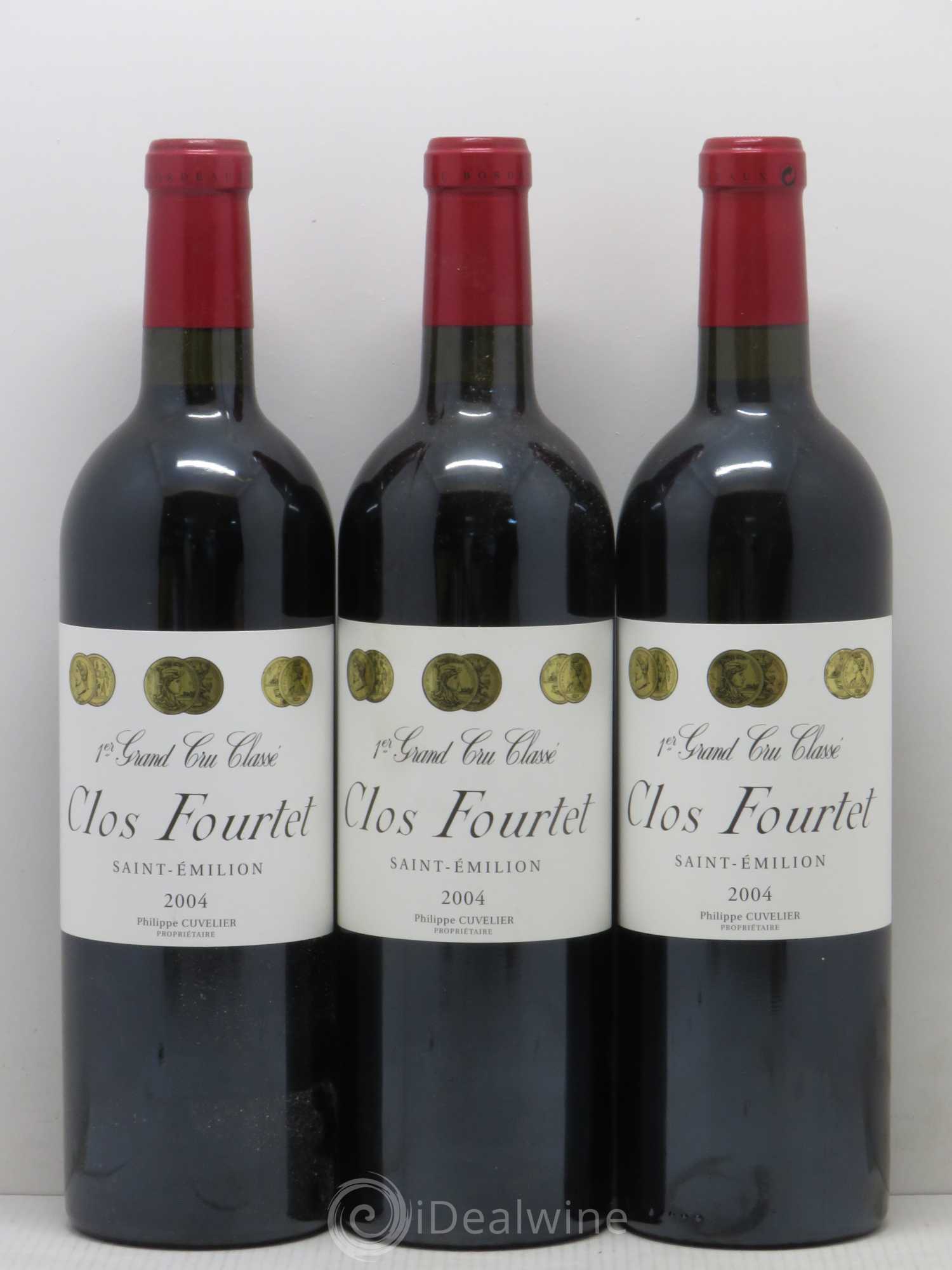 Clos Fourtet 1er Grand Cru Classé B 2004 - Lot de 6 bouteilles - 1
