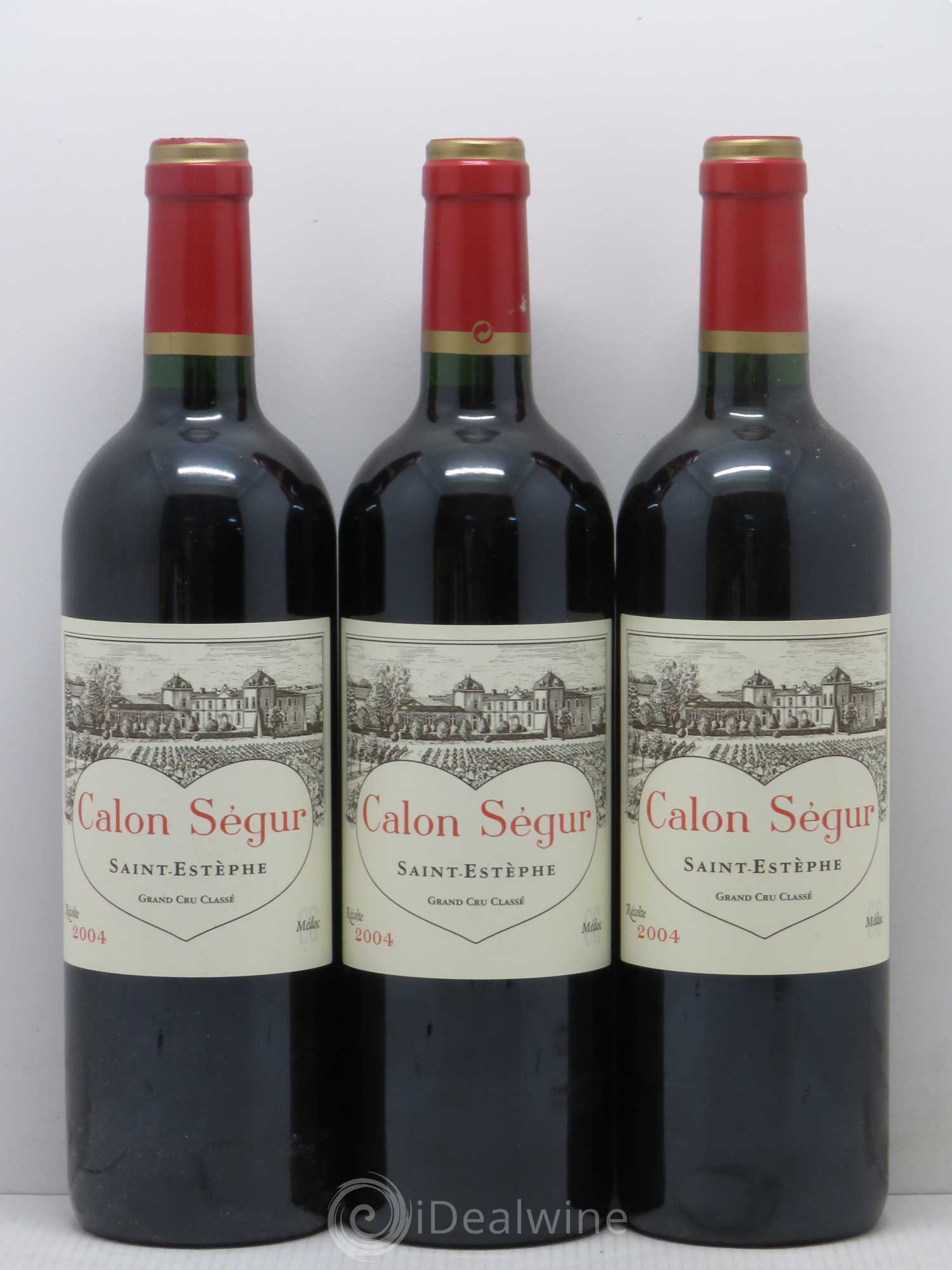 Château Calon Ségur 3ème Grand Cru Classé 2004 - Lot de 6 bouteilles - 1