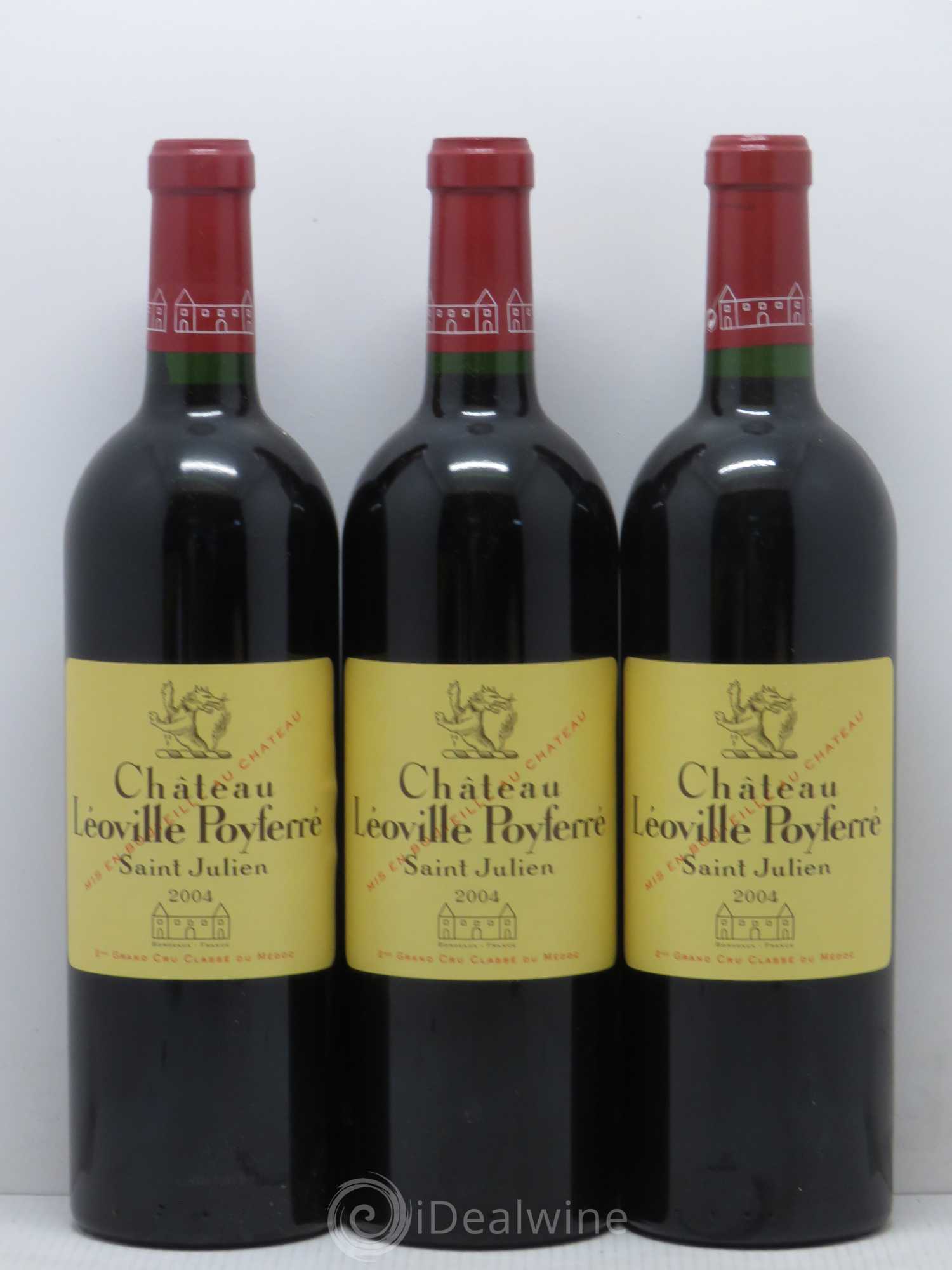 Château Léoville Poyferré 2ème Grand Cru Classé 2004 - Lot de 6 bouteilles - 2