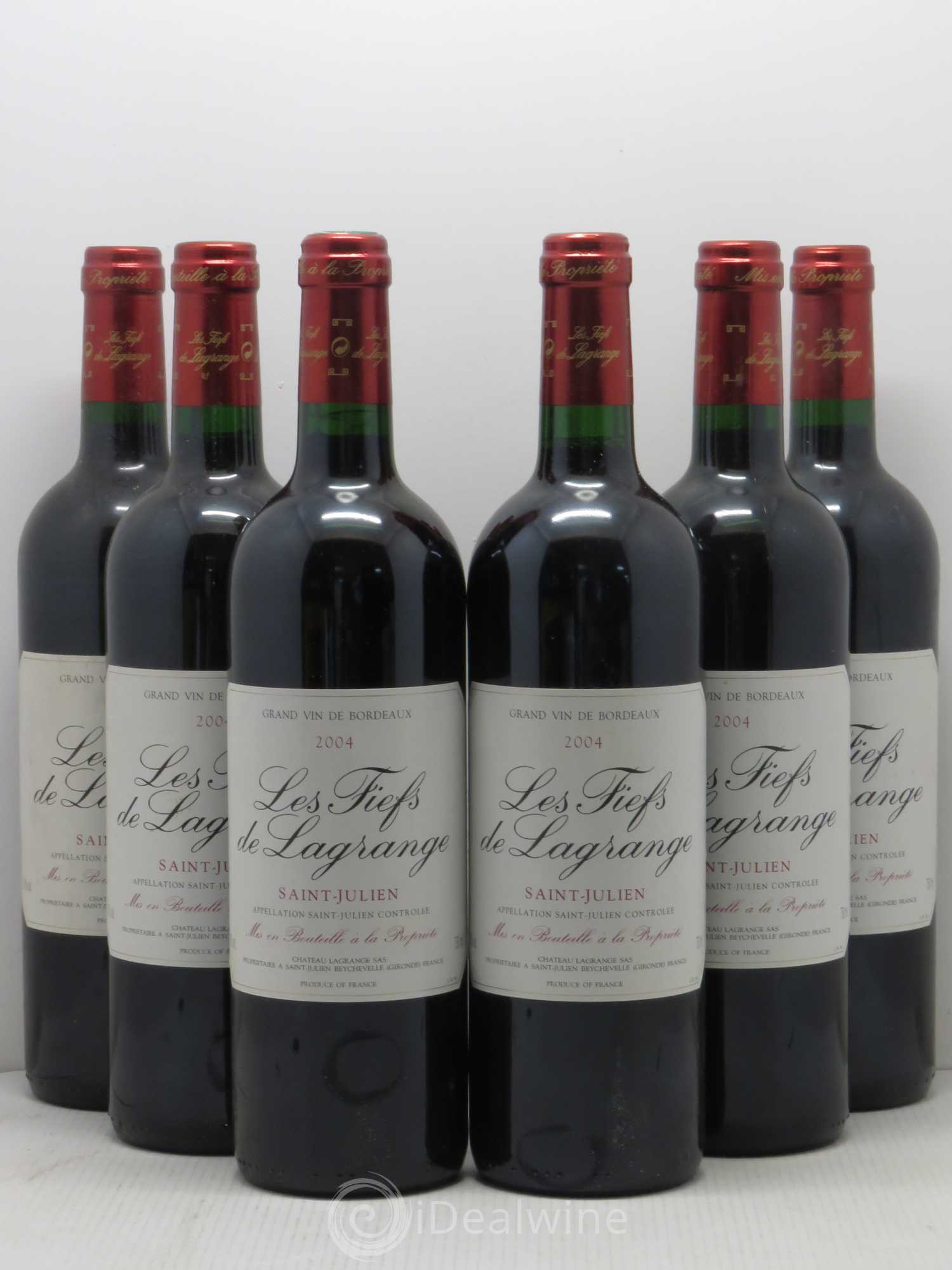 Les Fiefs de Lagrange Second Vin 2004 - Lot de 6 bouteilles - 0