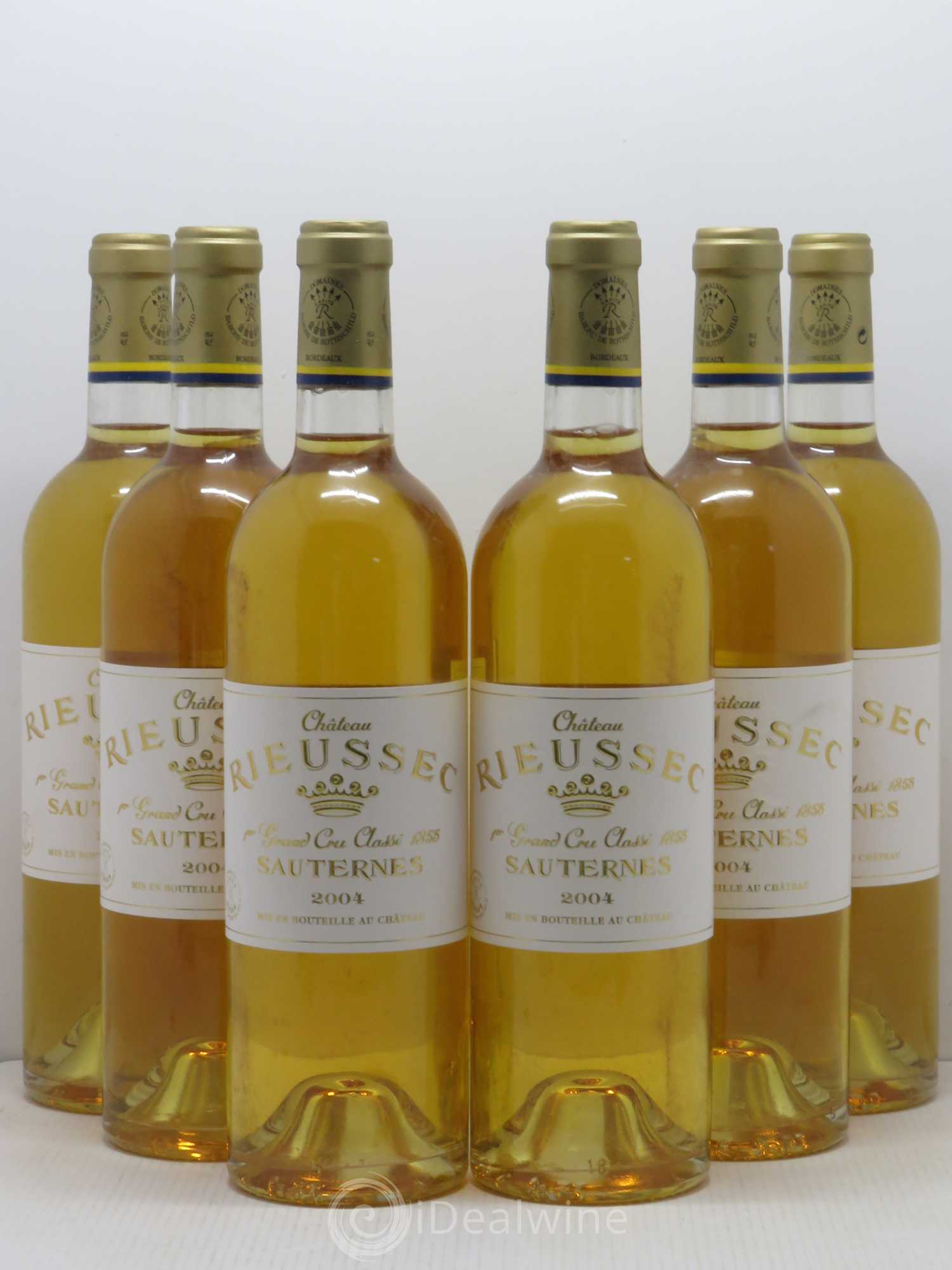 Château Rieussec 1er Grand Cru Classé 2004 - Lotto di 6 bottiglie - 0