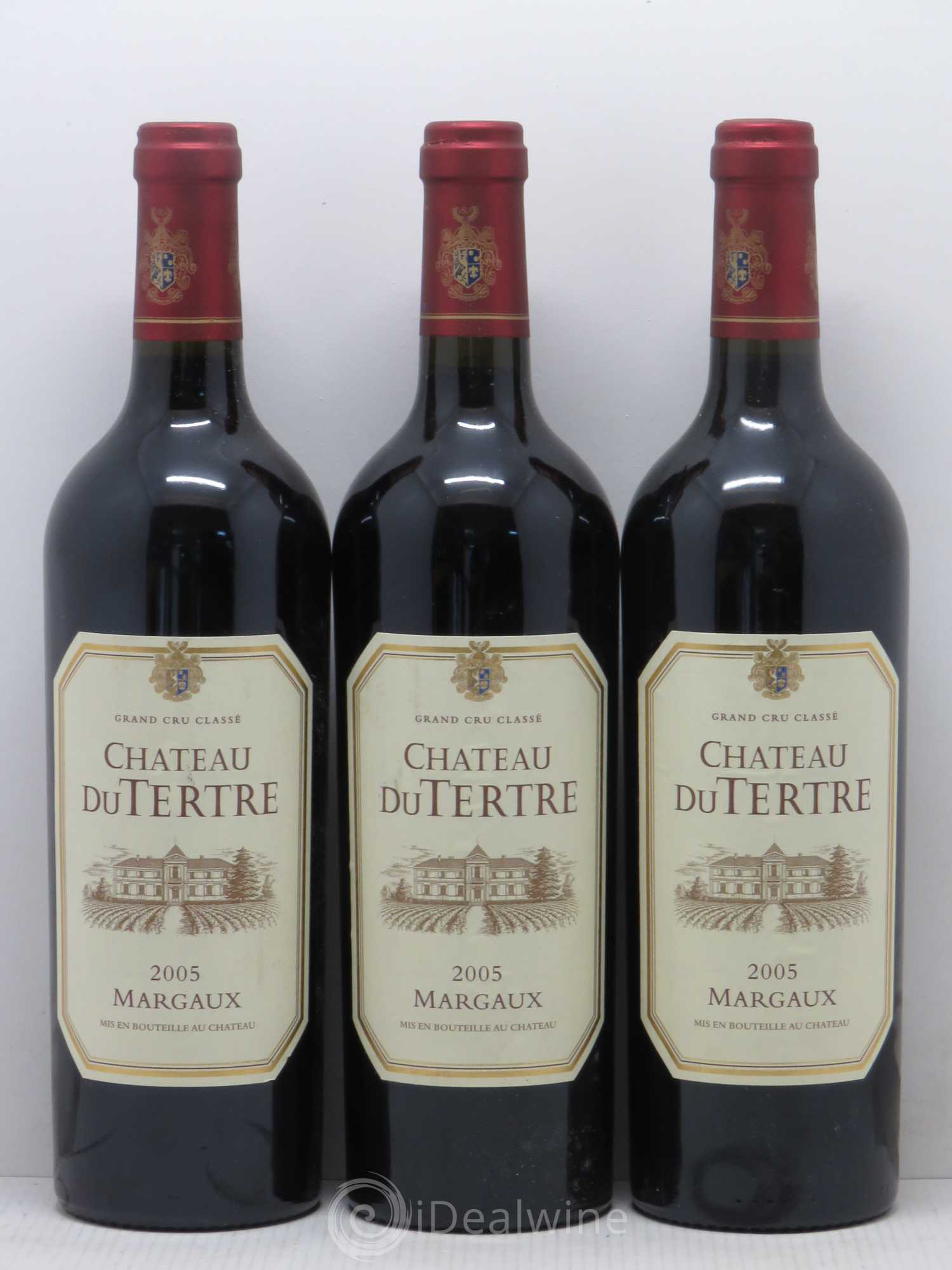 Château du Tertre 5ème Grand Cru Classé 2005 - Lot de 3 bouteilles - 0