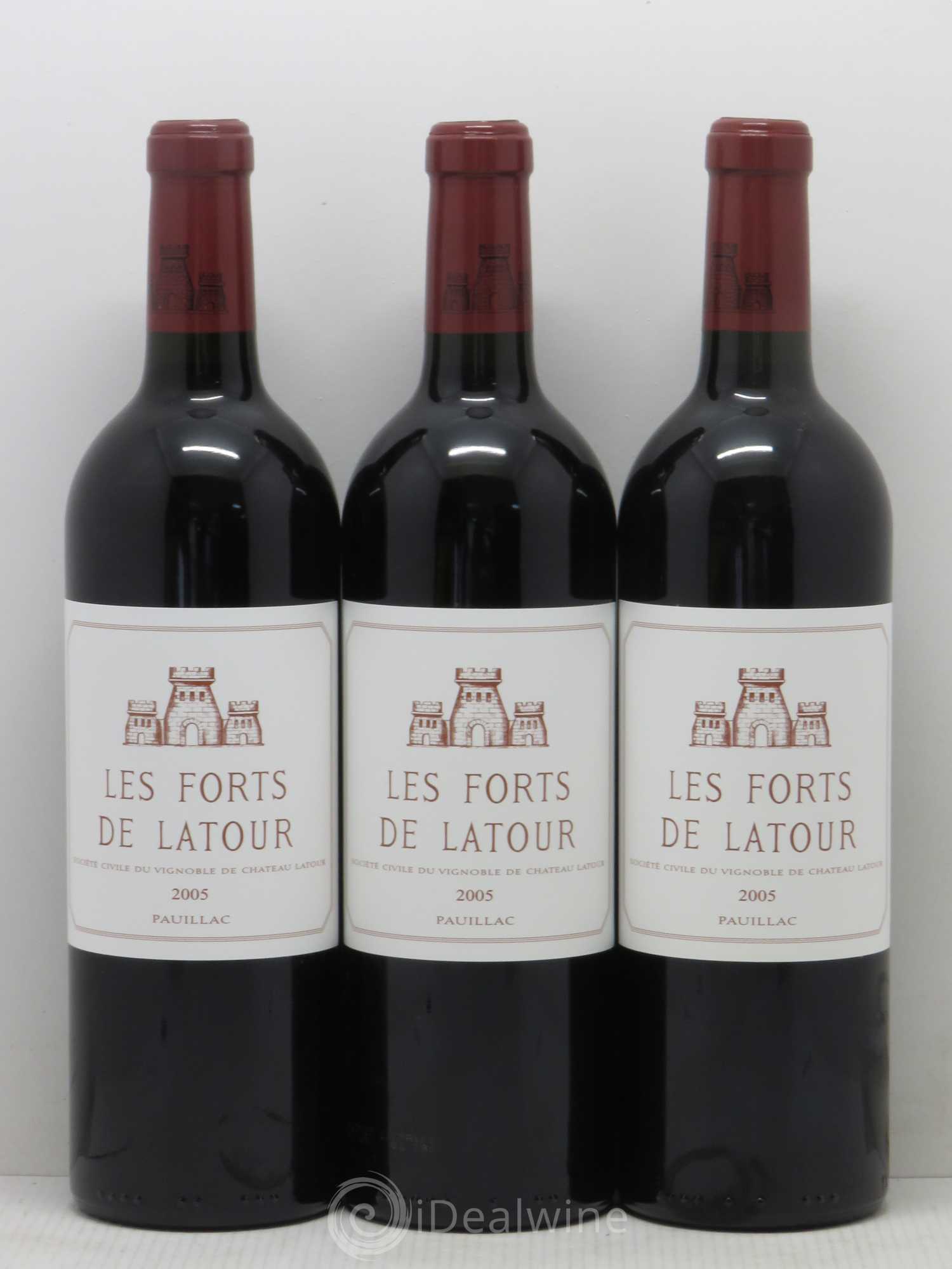 Les Forts de Latour Second Vin 2005 - Lot de 3 bouteilles - 0