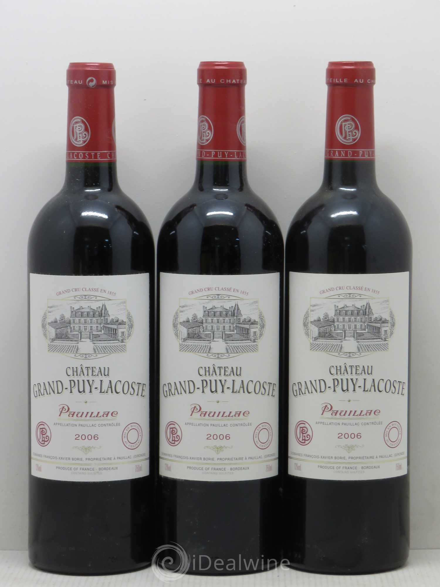 Château Grand Puy Lacoste 5ème Grand Cru Classé 2006 - Lot de 6 bouteilles - 2