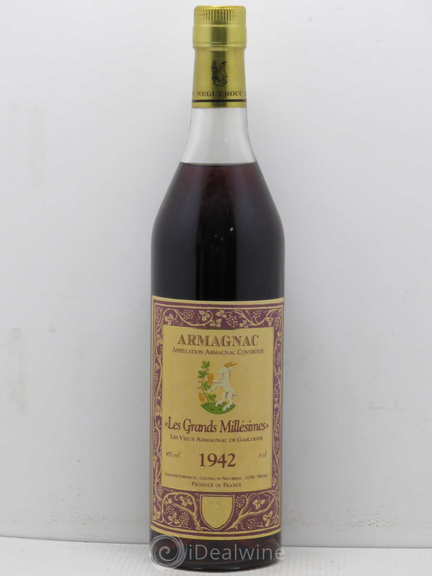 Armagnac 1942 - Posten von 1 Flasche - 0