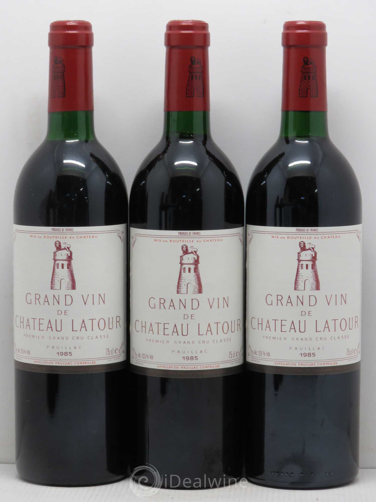 Château Latour 1er Grand Cru Classé 1985 - Lot de 5 bouteilles - 1