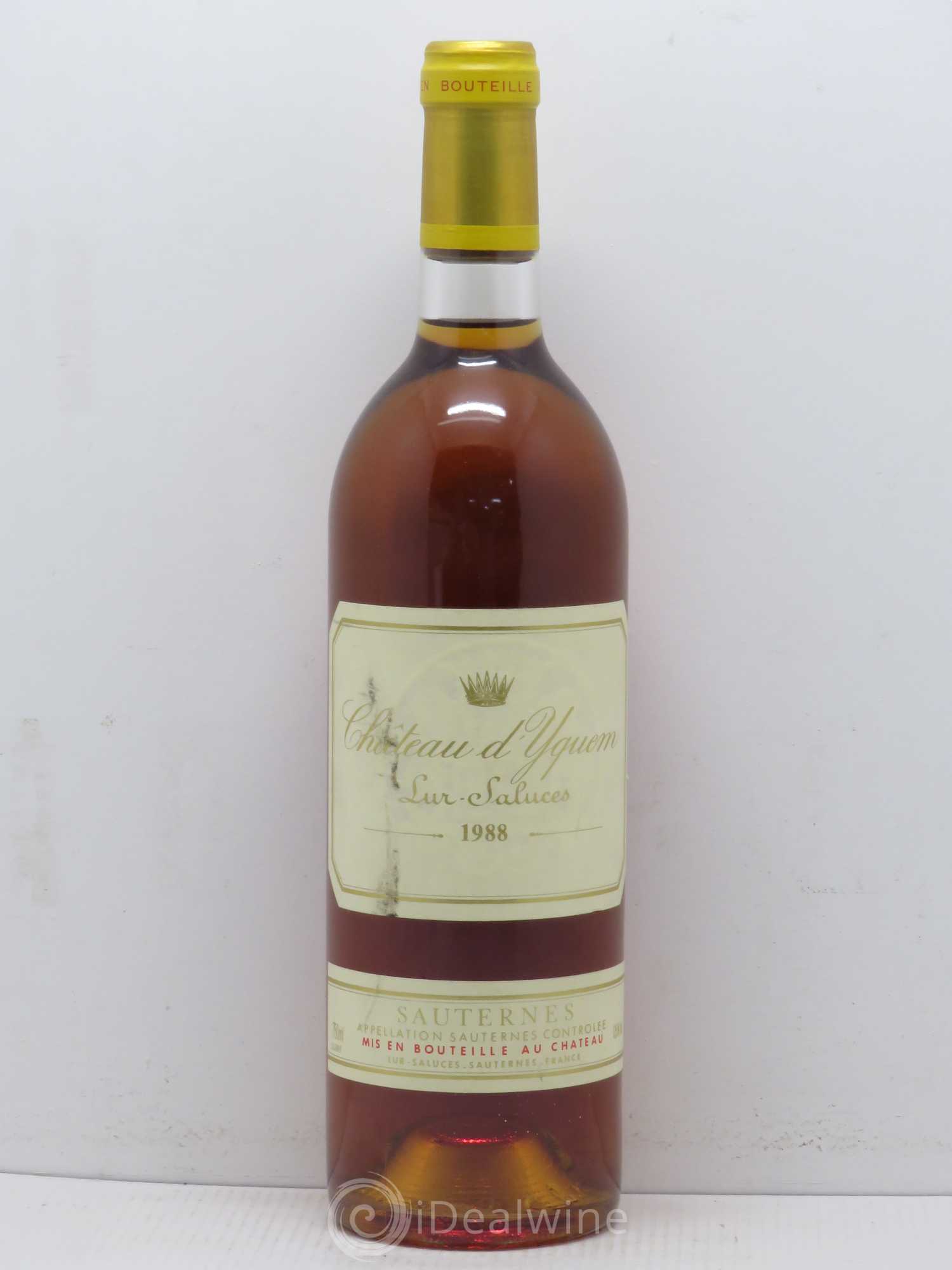 Château d' Yquem 1er Cru Classé Supérieur 1988 - Lotto di 1 bottiglia - 0