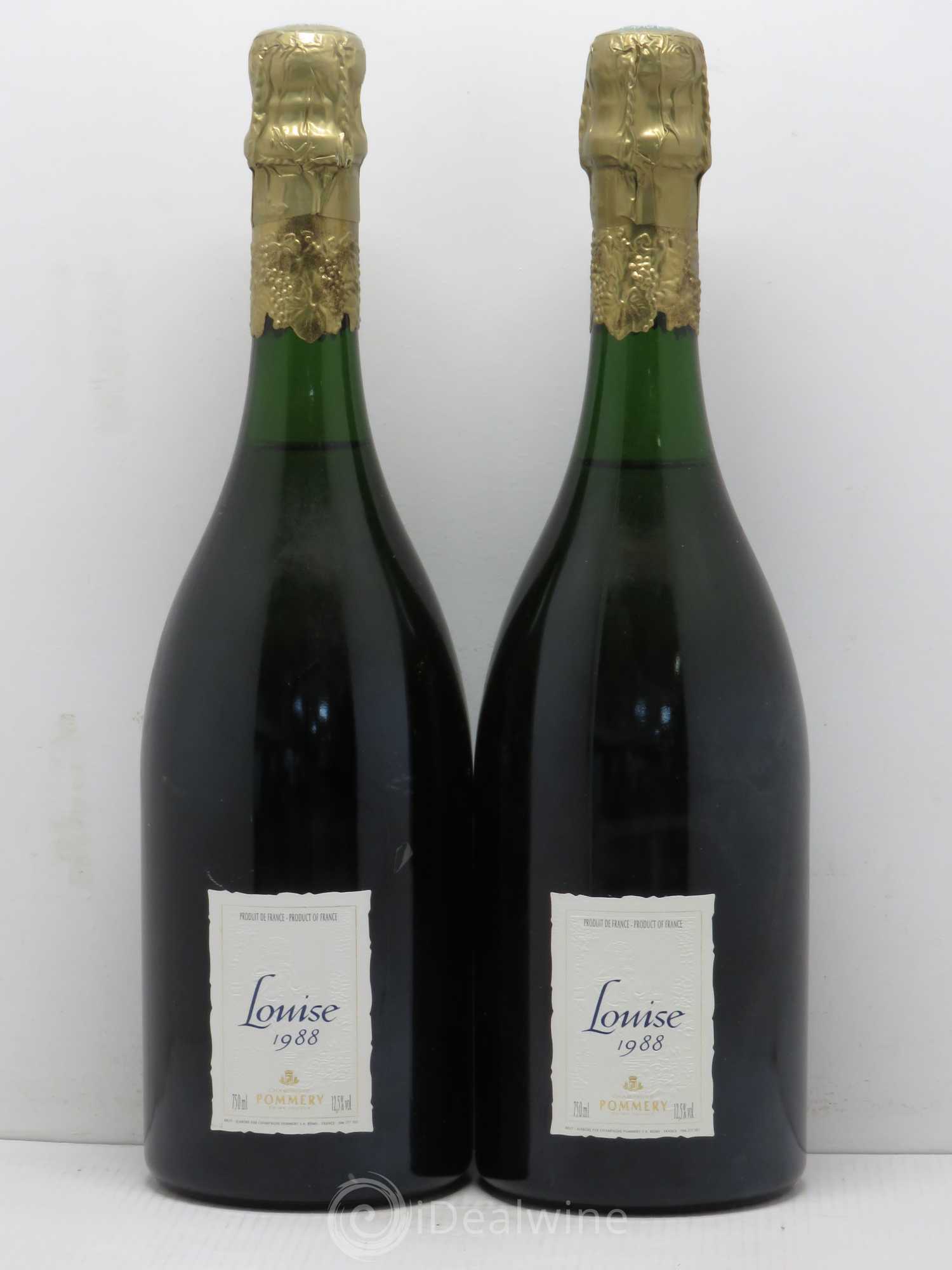 Cuvée Louise Pommery 1988 - Lot de 2 bouteilles - 0