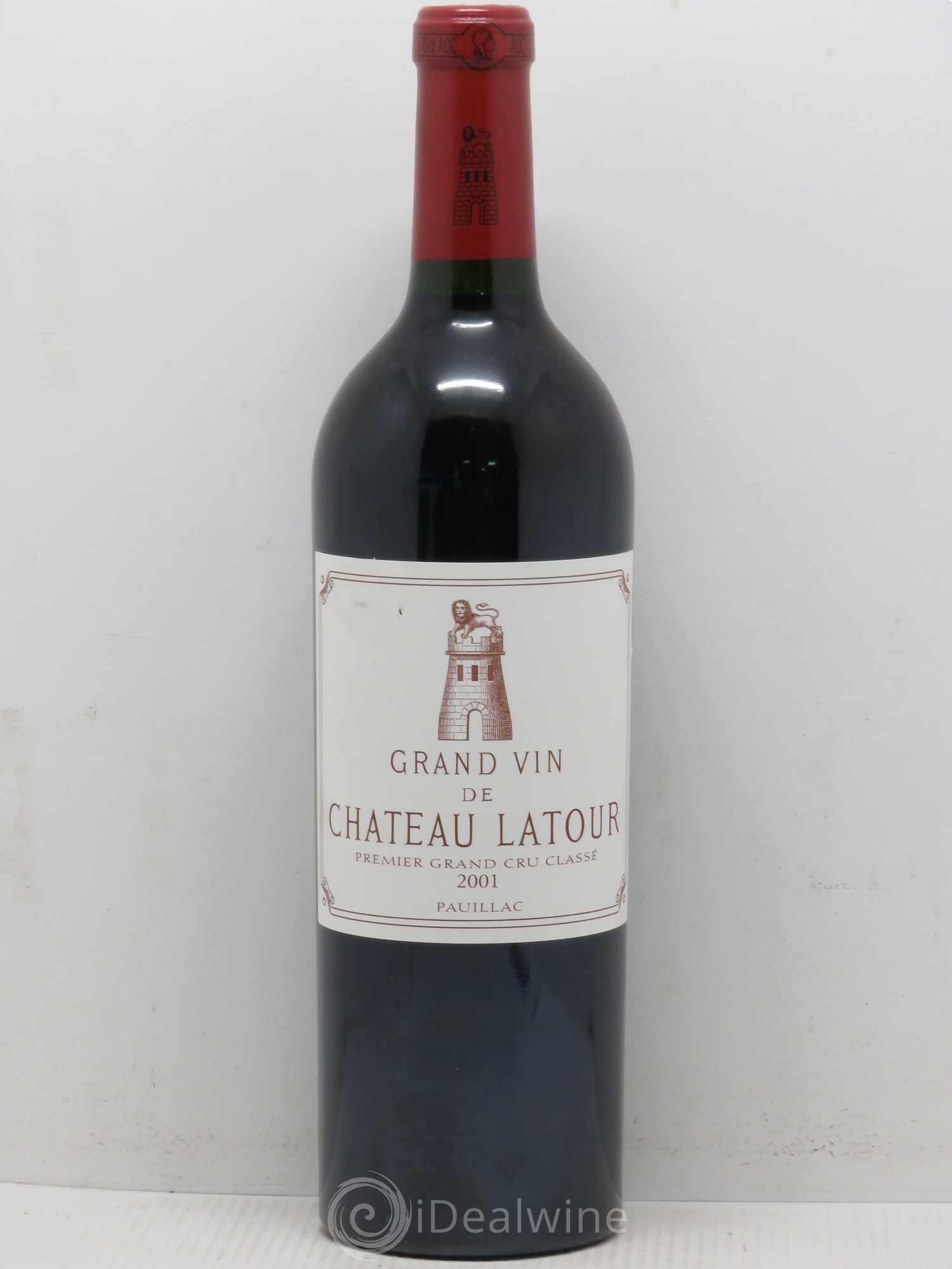 Château Latour 1er Grand Cru Classé 2001 - Lot de 1 bouteille - 0