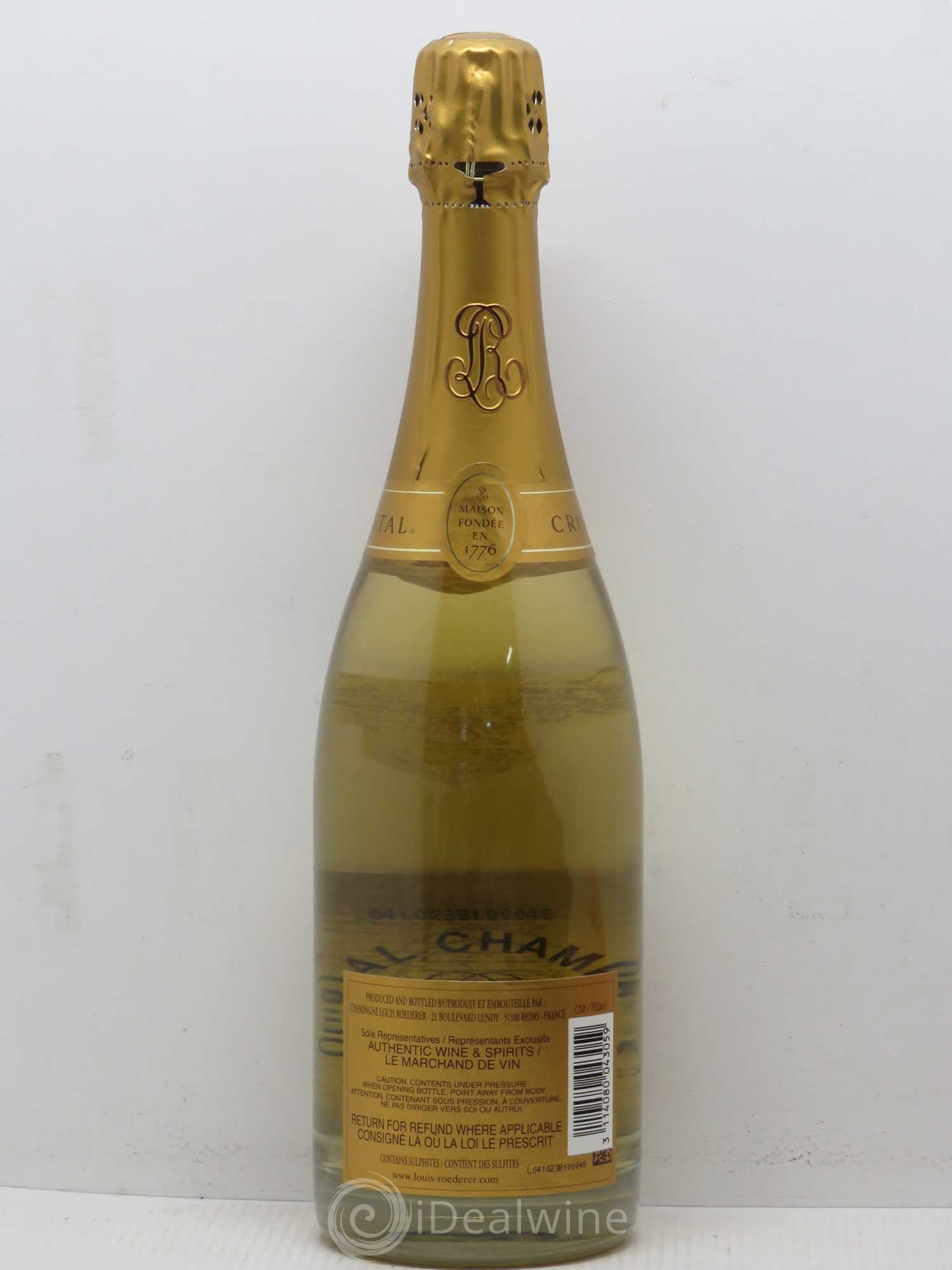 Cristal Louis Roederer 2006 - Lot de 1 bouteille - 1
