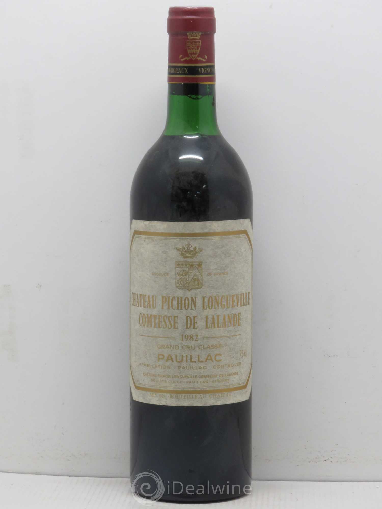 Château Pichon Longueville Comtesse de Lalande 2ème Grand Cru Classé 1982 - Lot de 1 bouteille - 0