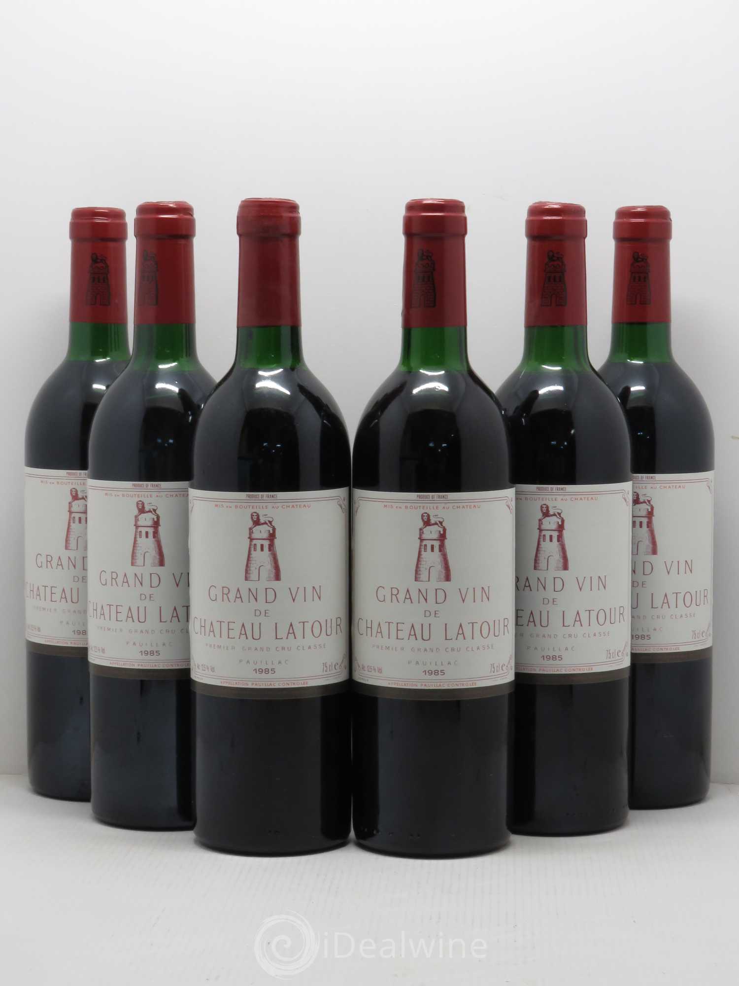Château Latour 1er Grand Cru Classé 1985 - Lot de 6 bouteilles - 0