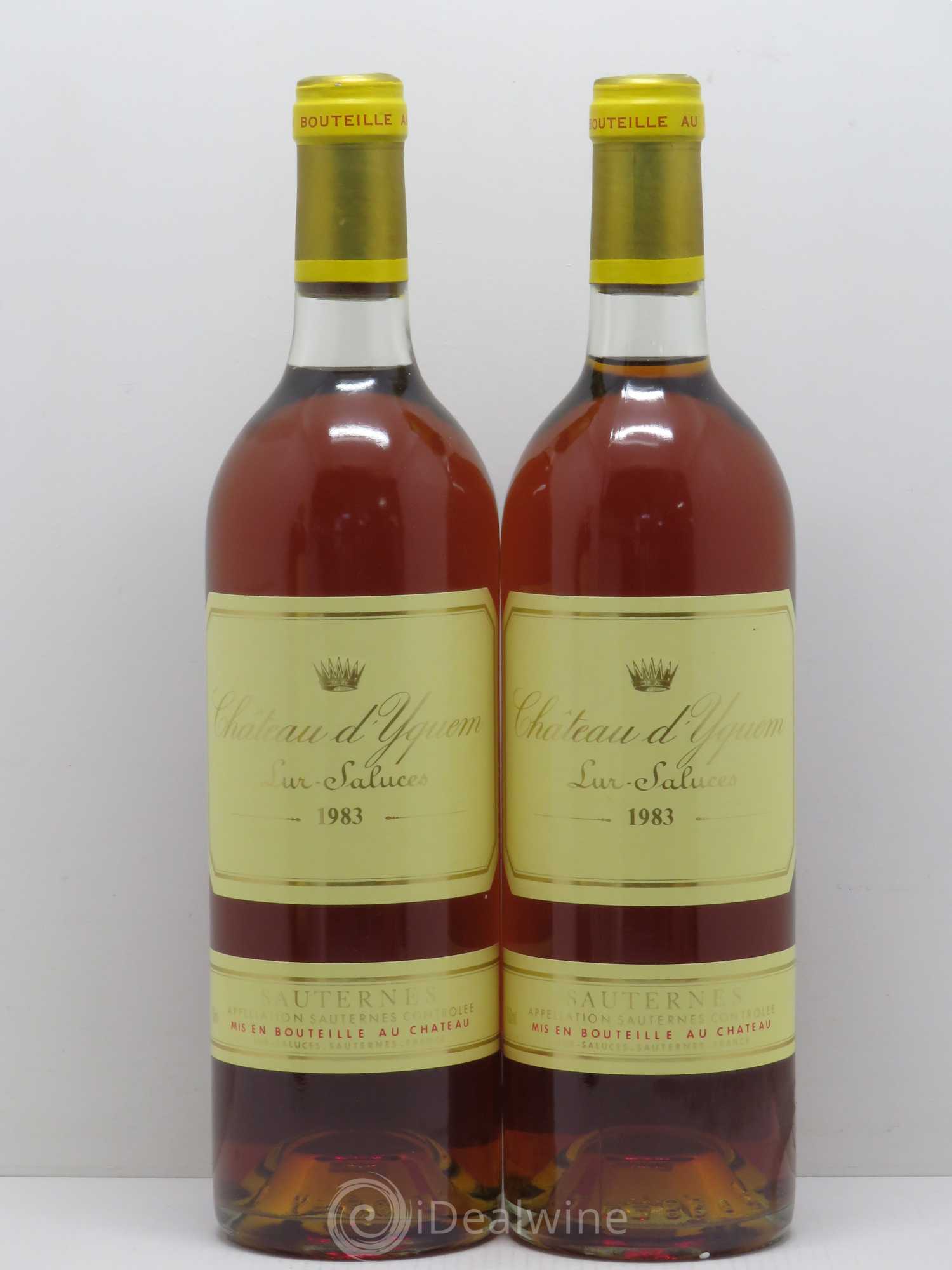 Château d' Yquem 1er Cru Classé Supérieur 1983 - Lotto di 2 bottiglie - 0