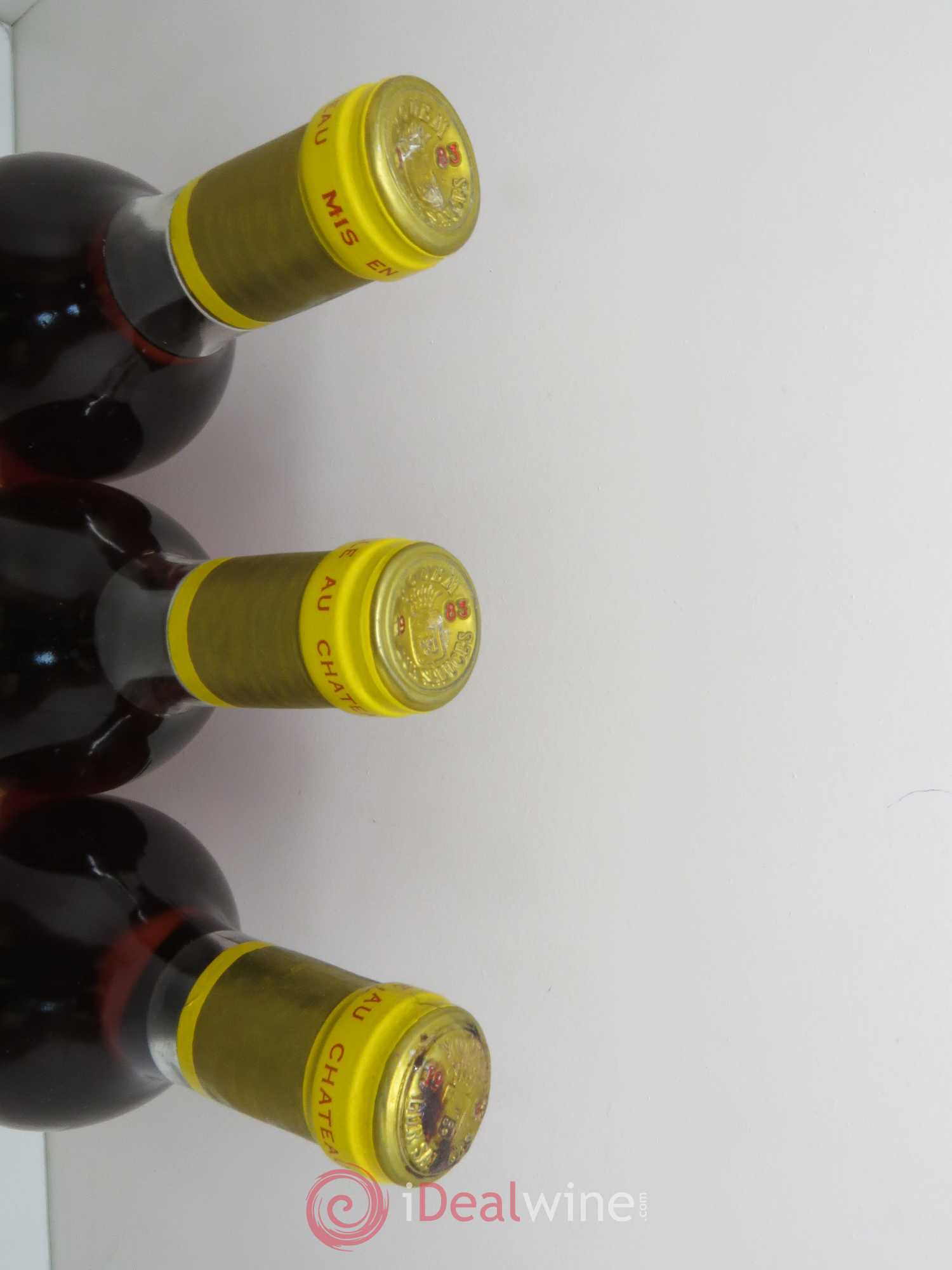 Château d' Yquem 1er Cru Classé Supérieur 1983 - Lotto di 3 bottiglie - 1
