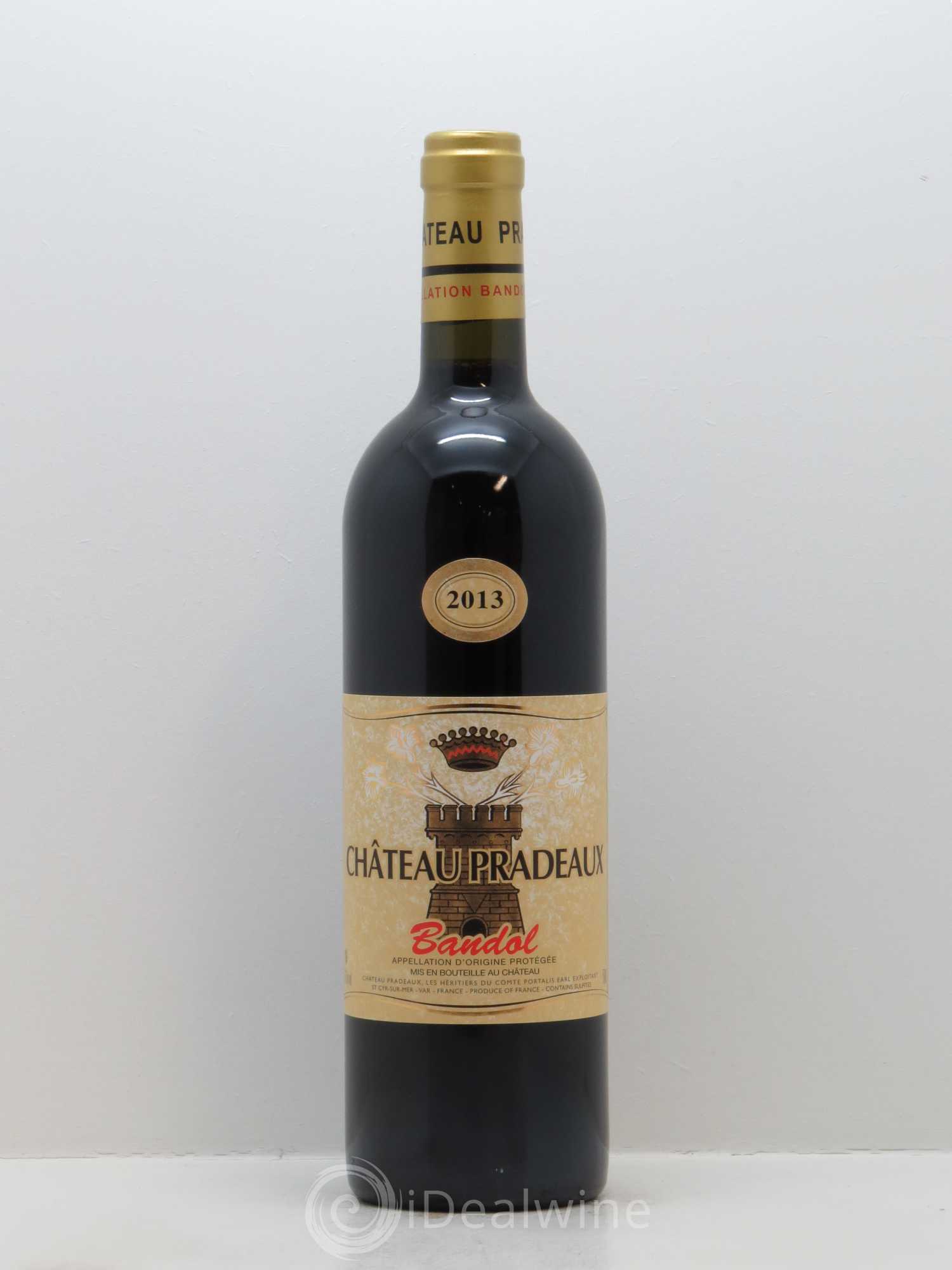 Bandol Château Pradeaux Famille Portalis 2013 - Lot de 1 bouteille - 0