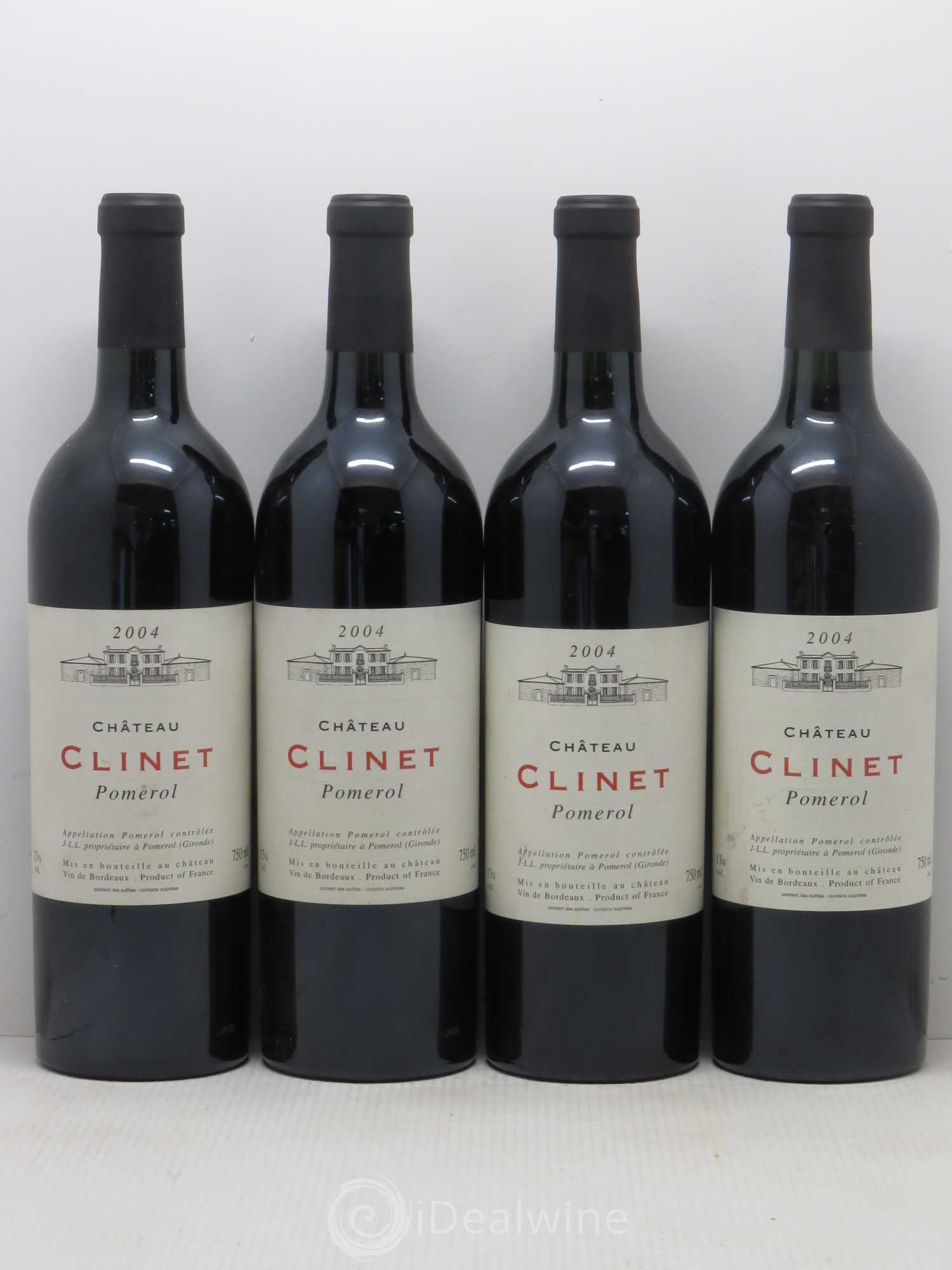 Château Clinet 2004 - Lot de 4 bouteilles - 0