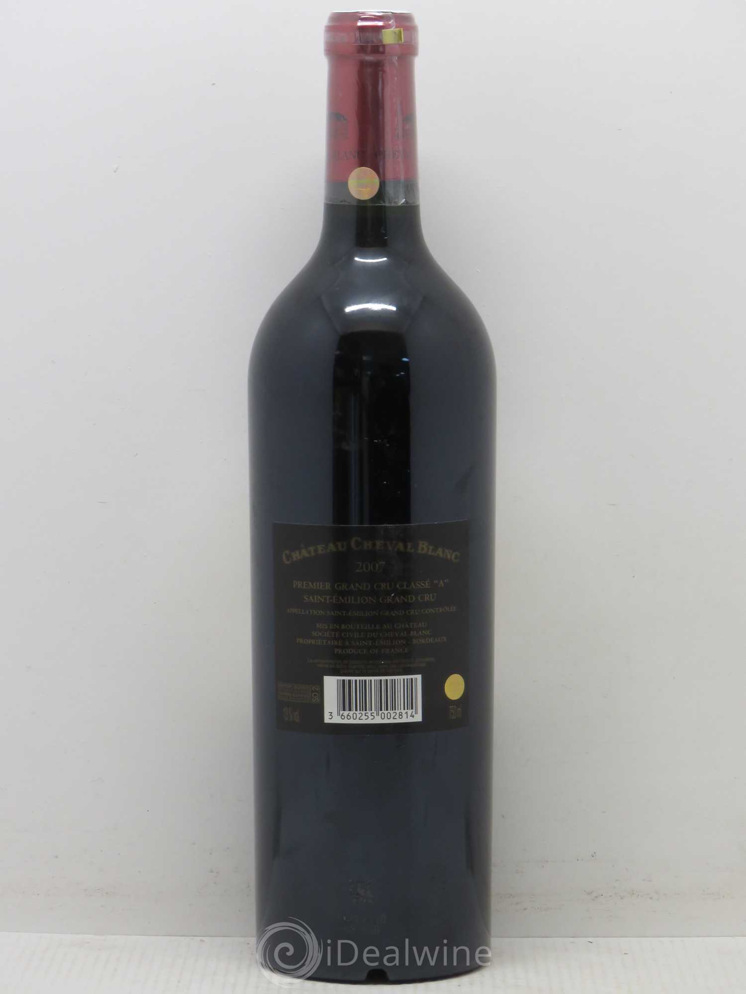 Château Cheval Blanc 1er Grand Cru Classé A 2007 - Lot of 1 bottle - 1