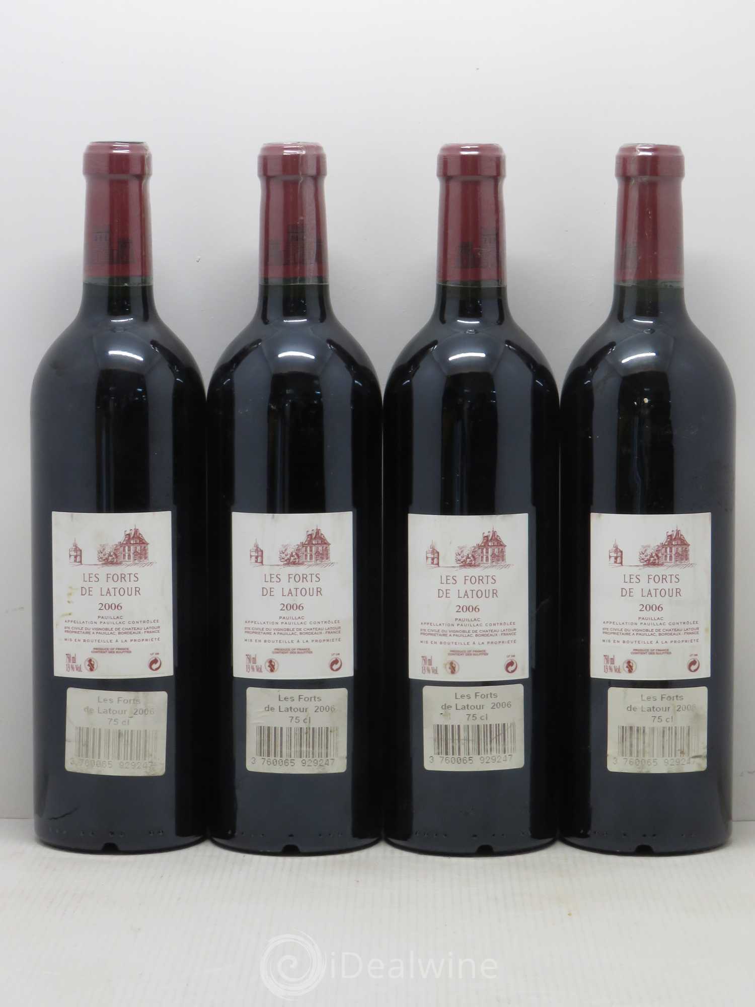 Les Forts de Latour Second Vin 2006 - Lot de 4 bouteilles - 1