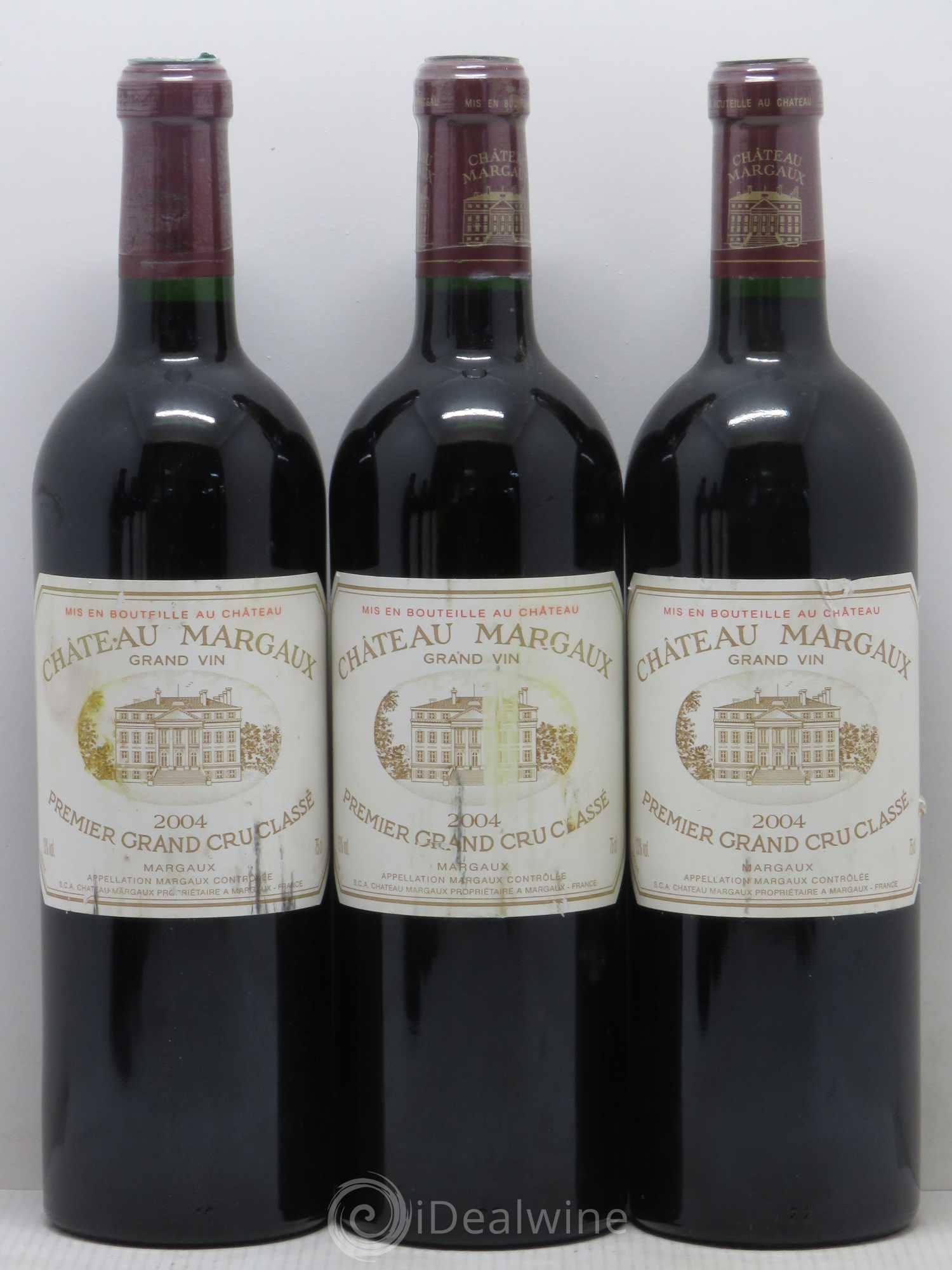 Château Margaux 1er Grand Cru Classé 2004 - Lot de 6 bouteilles - 1
