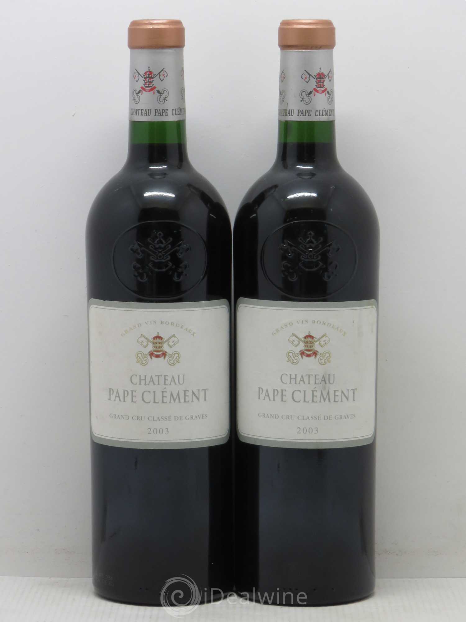 Château Pape Clément Cru Classé de Graves 2003 - Lot de 2 bouteilles - 0
