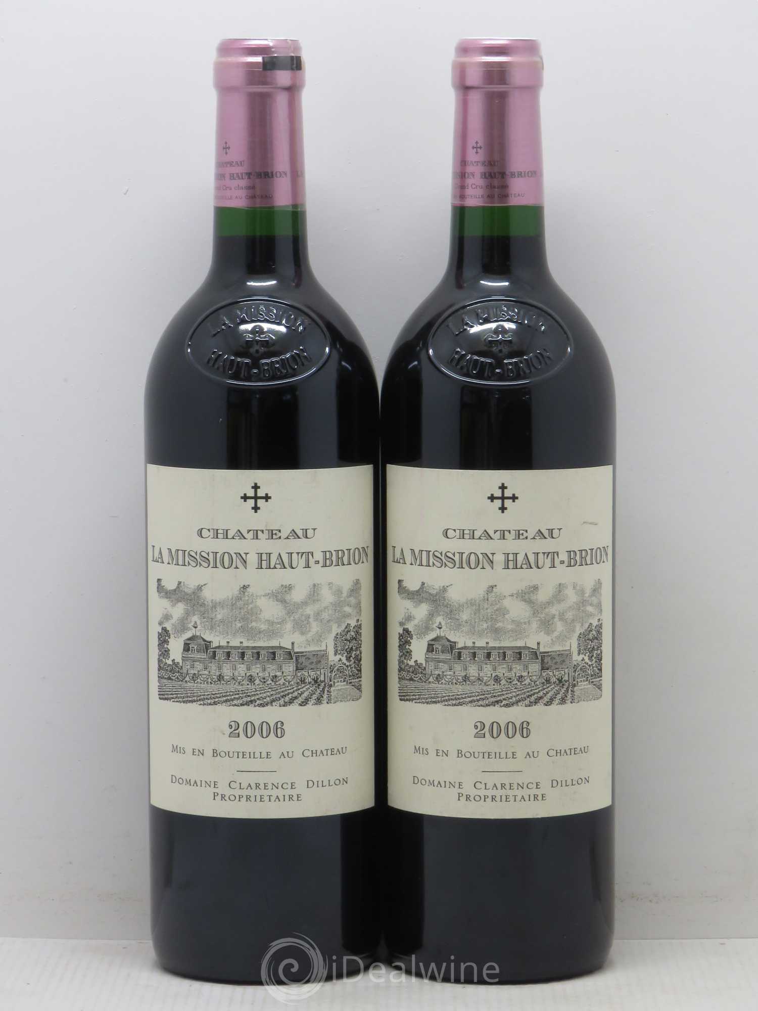 Château la Mission Haut-Brion Cru Classé de Graves 2006 - Lot de 2 bouteilles - 0