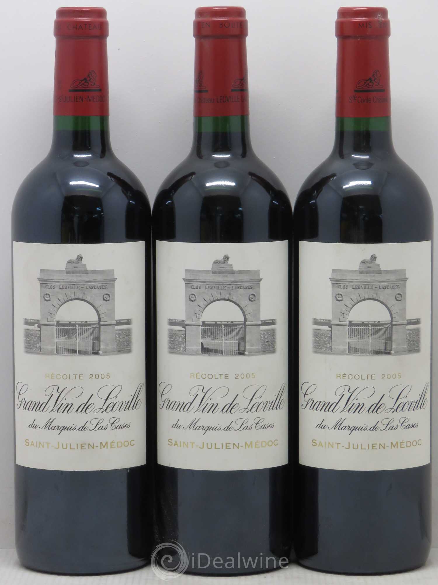 Château Léoville Las Cases 2ème Grand Cru Classé 2005 - Lotto di 6 bottiglie - 3