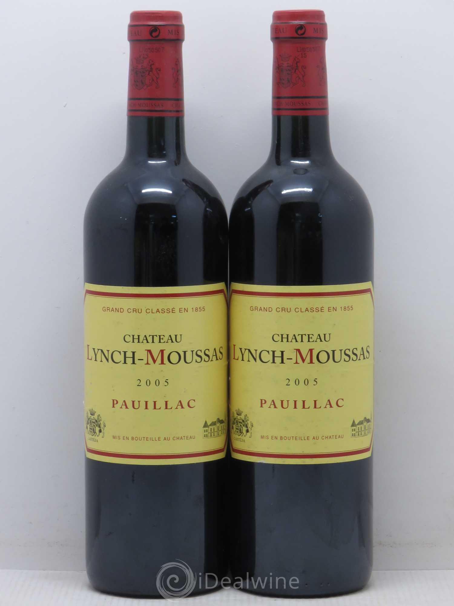 Château Lynch Moussas 5ème Grand Cru Classé 2005 - Lot de 2 bouteilles - 0