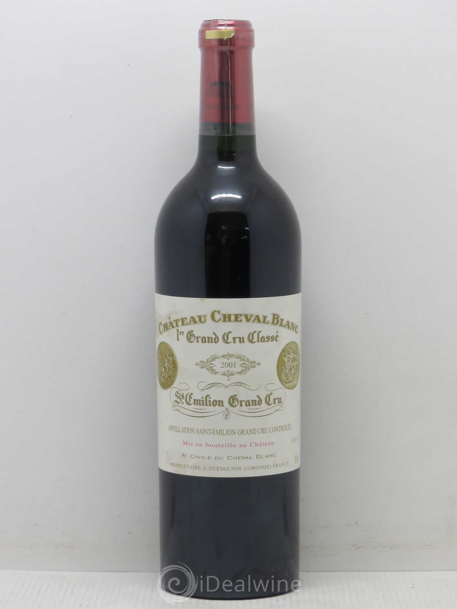 Château Cheval Blanc 1er Grand Cru Classé A 2001 - Lot de 1 bouteille - 0