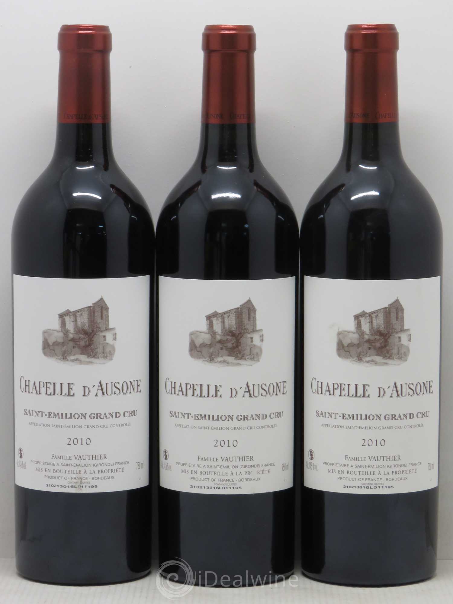Chapelle d'Ausone Second Vin 2010 - Lot de 6 bouteilles - 2