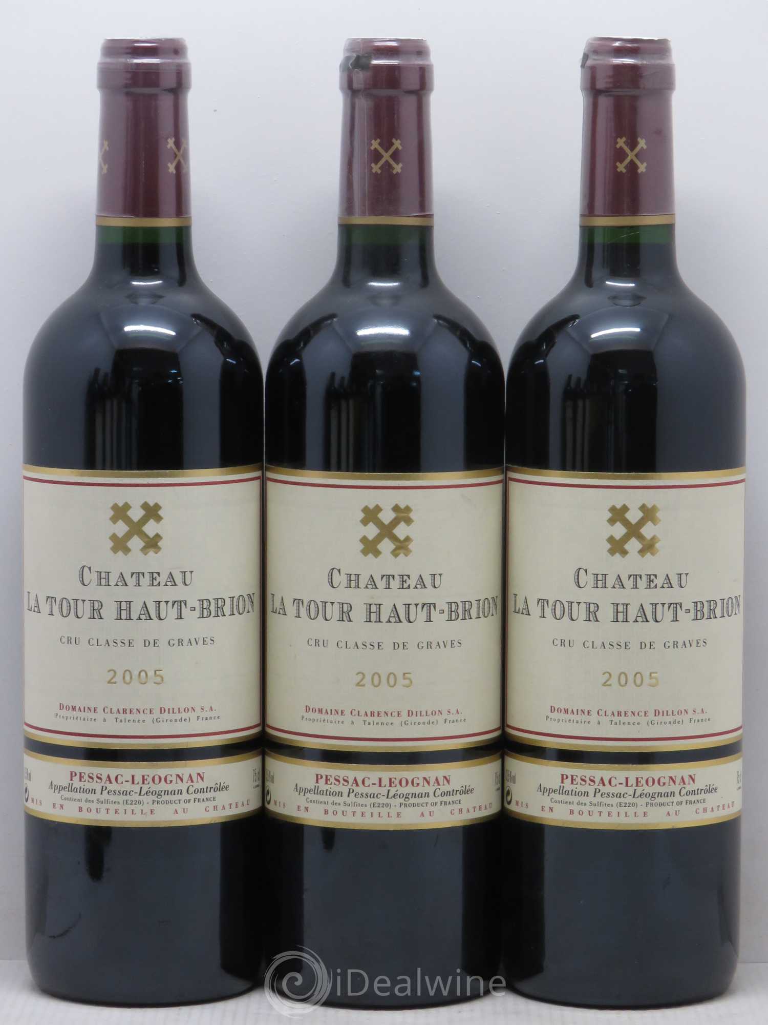 Château la Tour Haut-Brion Cru Classé de Graves 2005 - Lot de 6 bouteilles - 1
