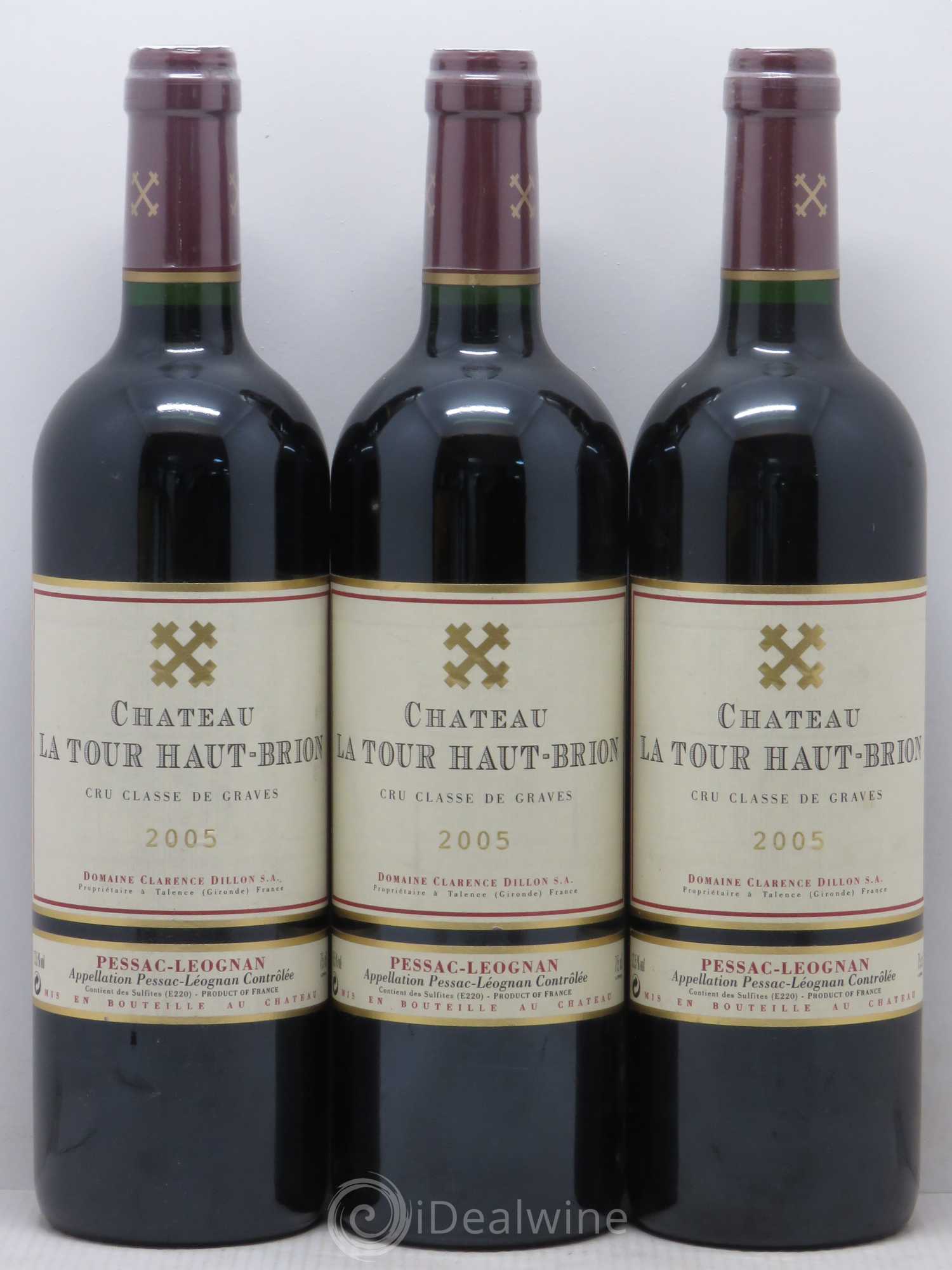 Château la Tour Haut-Brion Cru Classé de Graves 2005 - Lot de 6 bouteilles - 2