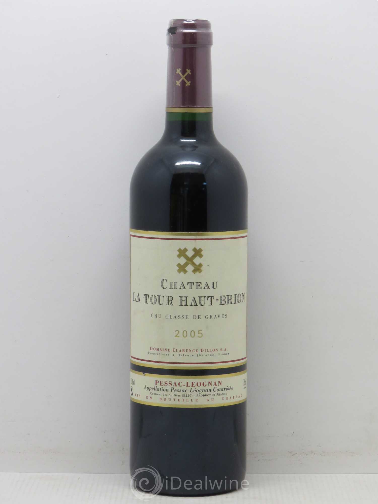 Château la Tour Haut-Brion Cru Classé de Graves 2005 - Lot de 1 bouteille - 0