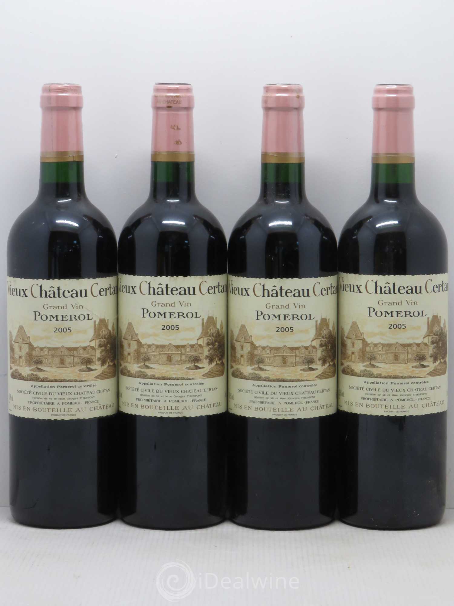 Vieux Château Certan 2005 - Lot de 4 bouteilles - 0