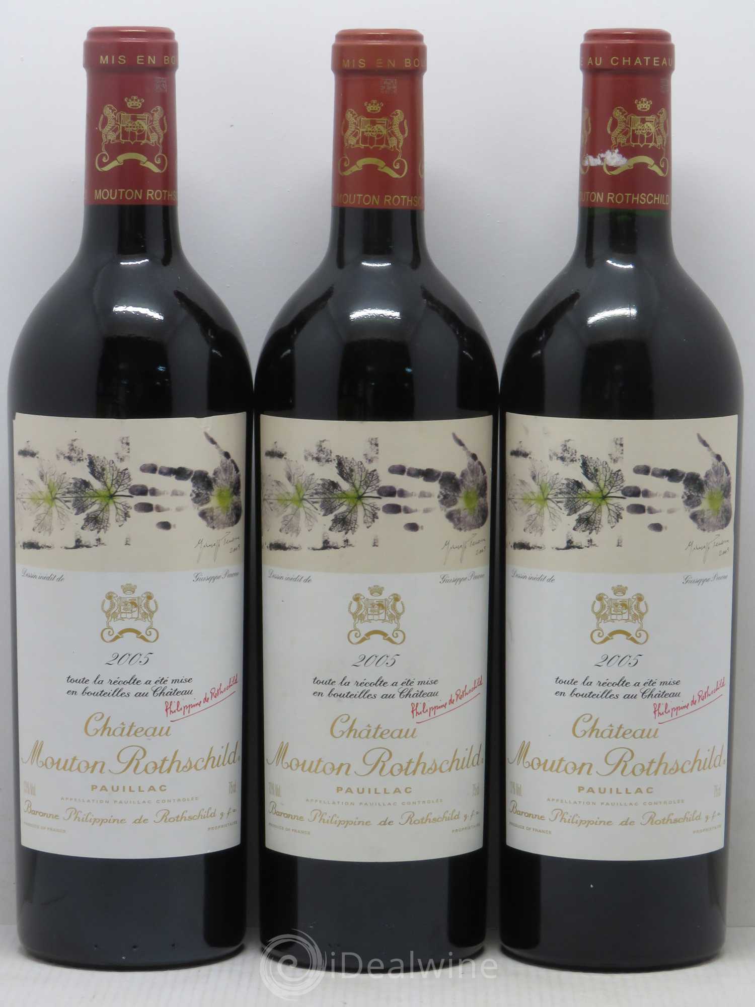 Château Mouton Rothschild 1er Grand Cru Classé 2005 - Lot de 6 bouteilles - 3