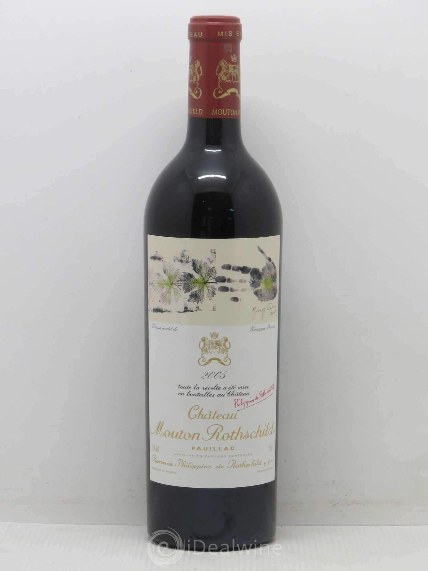 Château Mouton Rothschild 1er Grand Cru Classé 2005 - Lot de 1 bouteille - 0