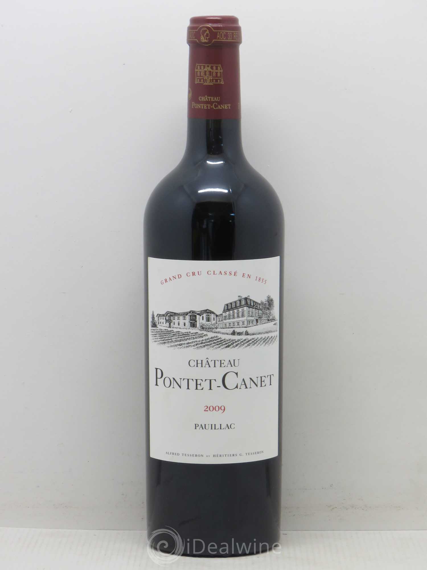 Château Pontet Canet 5ème Grand Cru Classé 2009 - Lot de 1 bouteille - 0