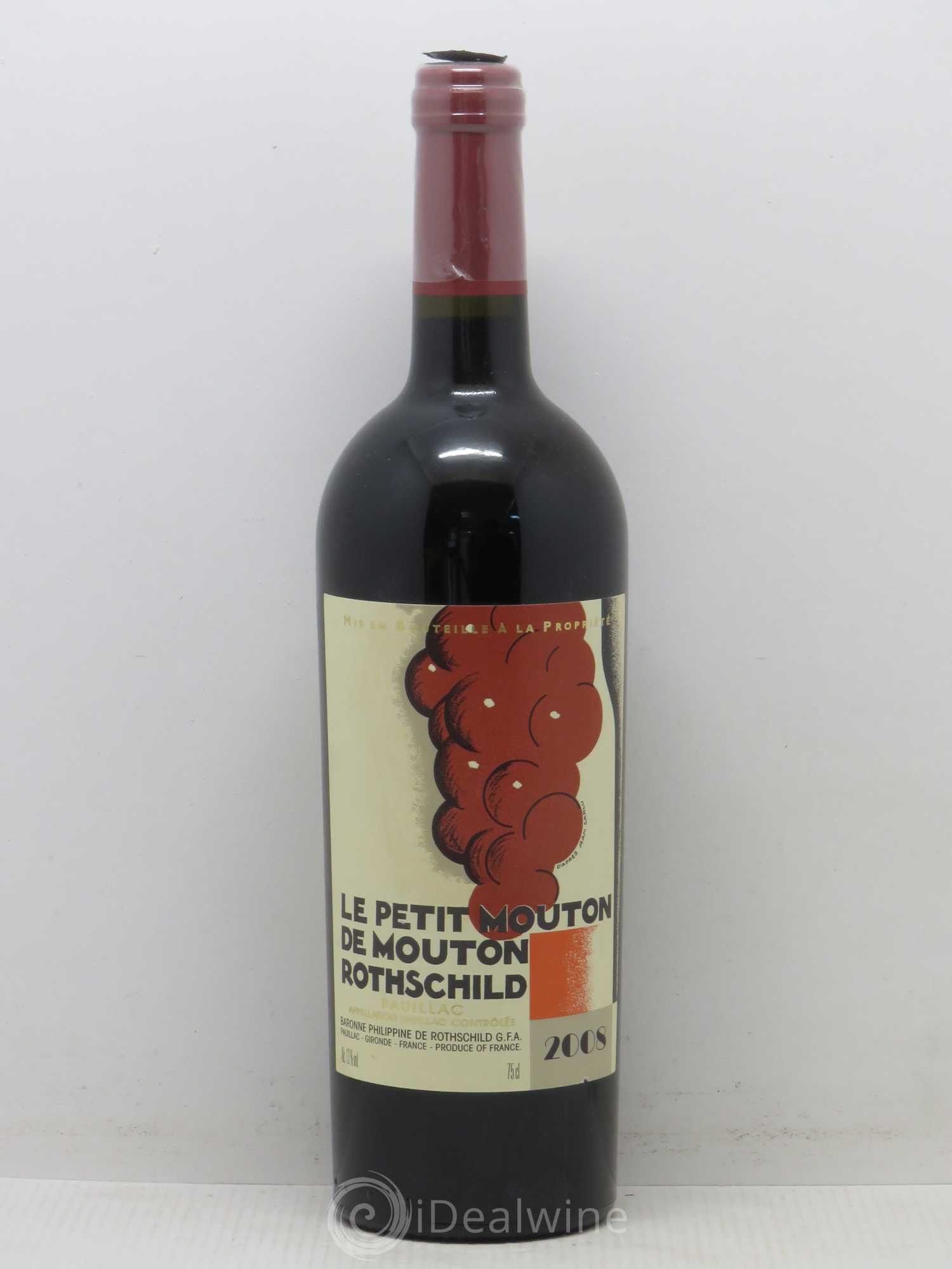 Petit Mouton Second Vin 2008 - Lot de 1 bouteille - 0