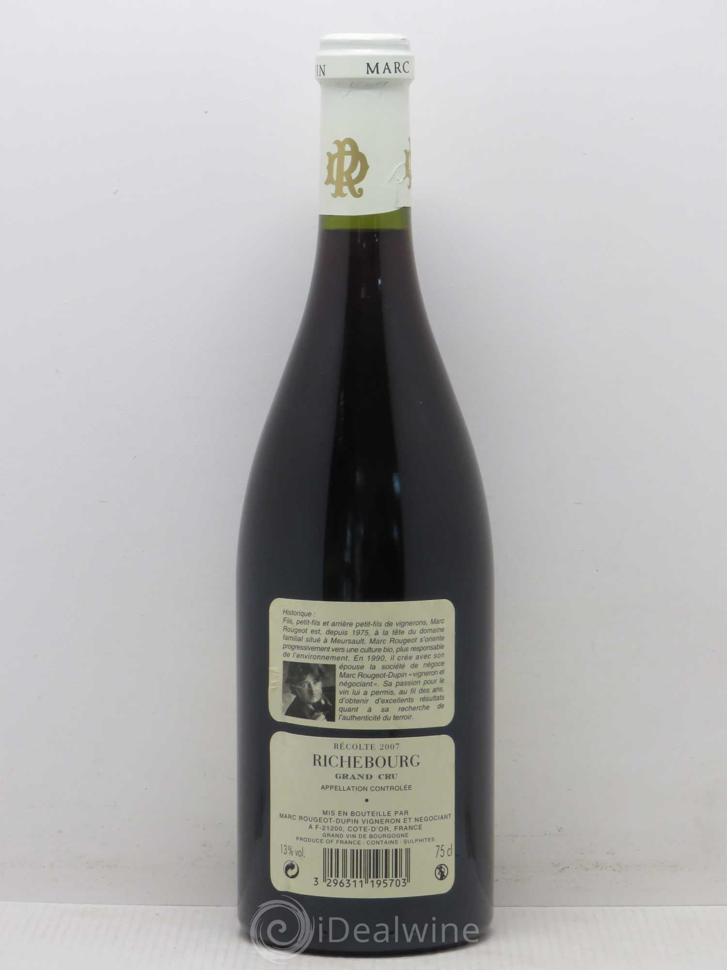 Richebourg Grand Cru Rougeot Dupin 2007 - Posten von 1 Flasche - 1