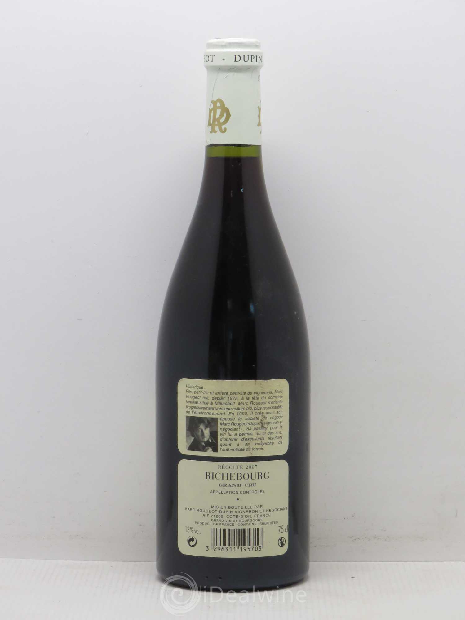 Richebourg Grand Cru Rougeot Dupin 2007 - Posten von 1 Flasche - 1