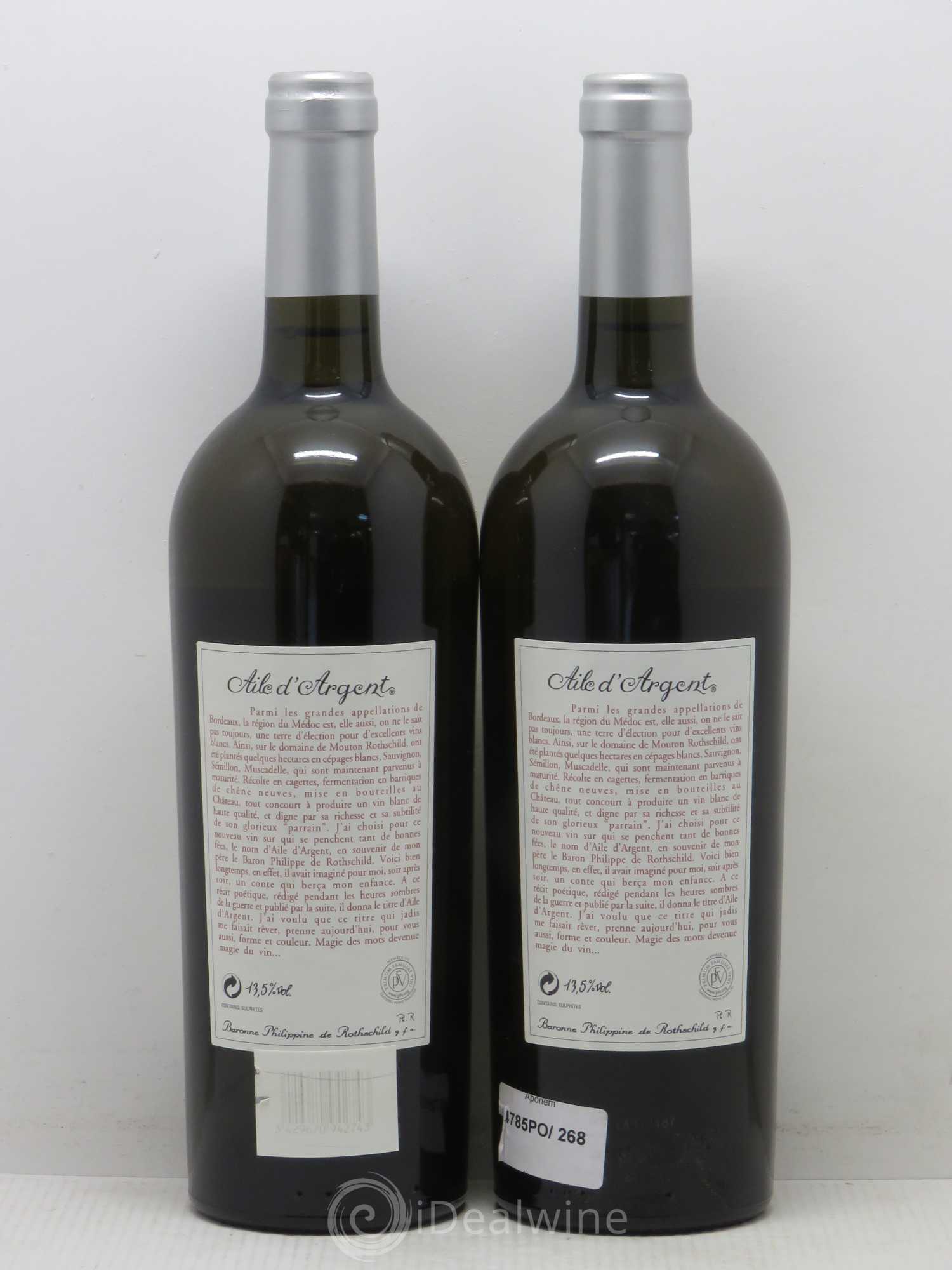 Aile d'Argent 2009 - Lot de 5 bouteilles - 4