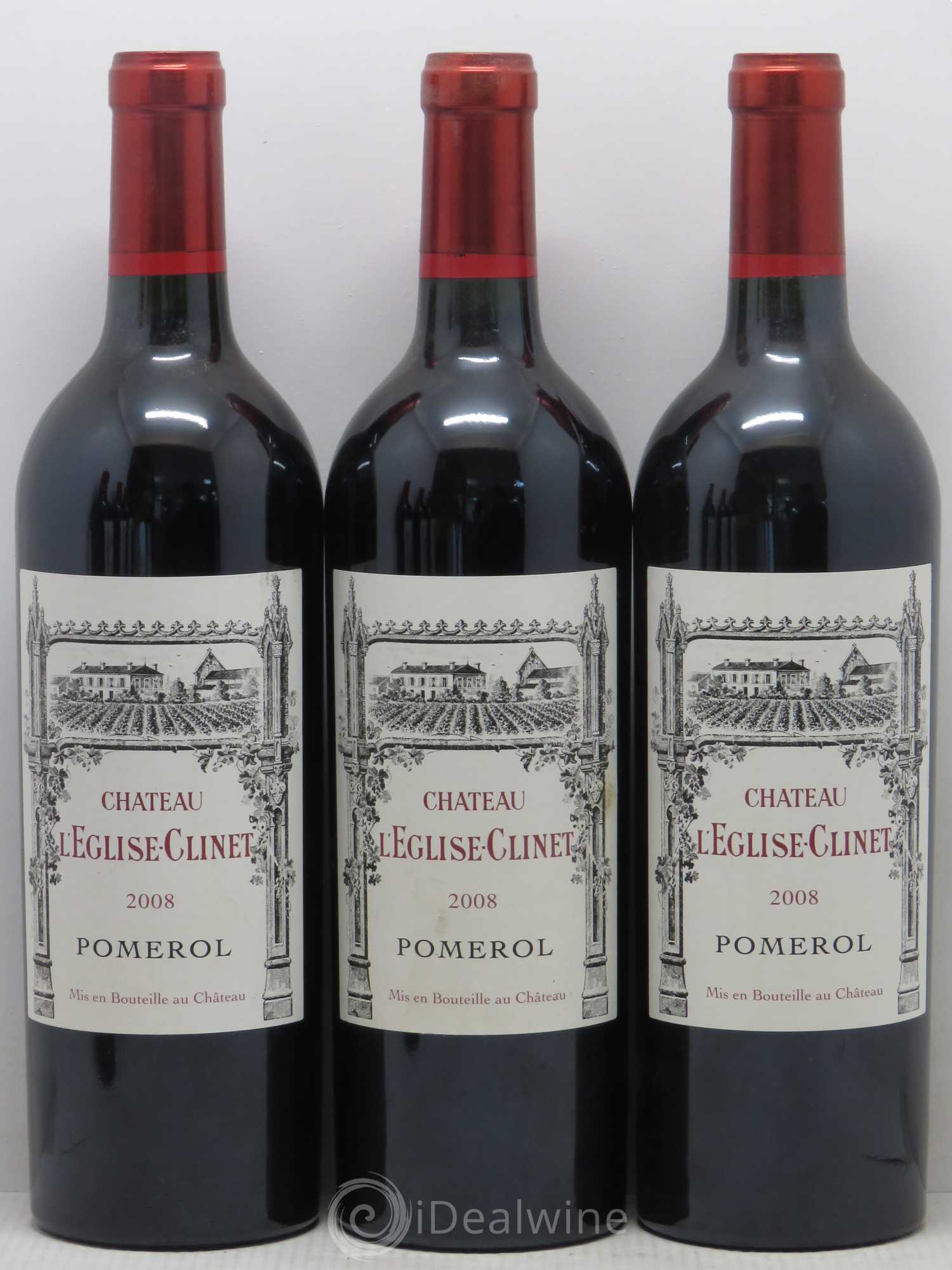Château l' Église Clinet 2008 - Lot de 6 bouteilles - 1