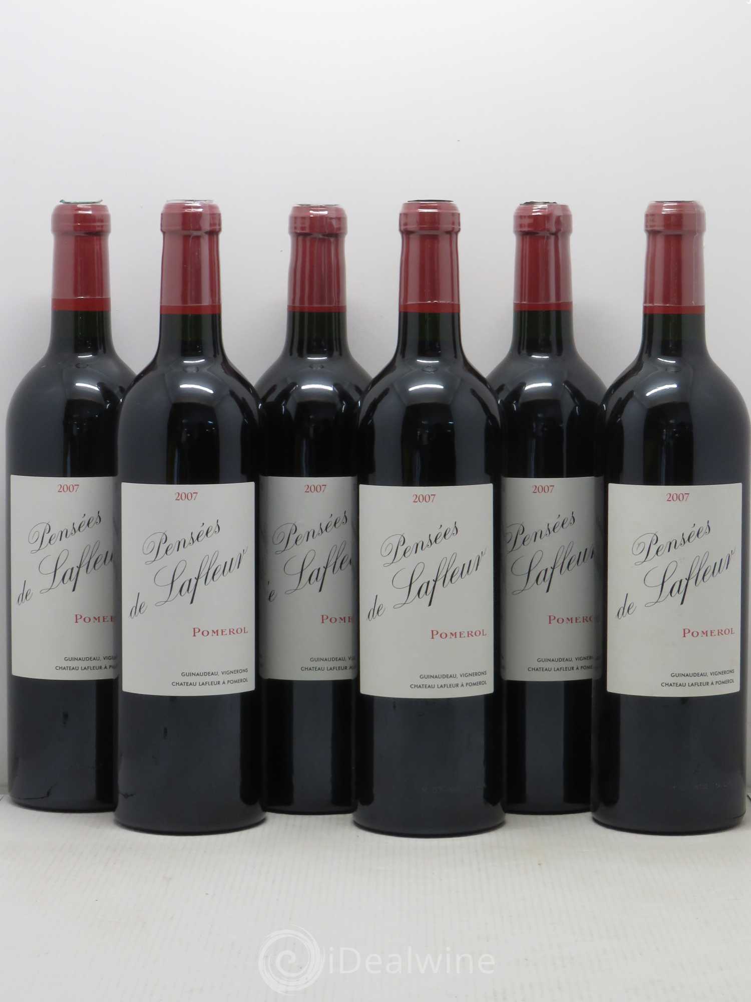 Pensées de Lafleur Second Vin 2007 - Lot de 6 bouteilles - 0