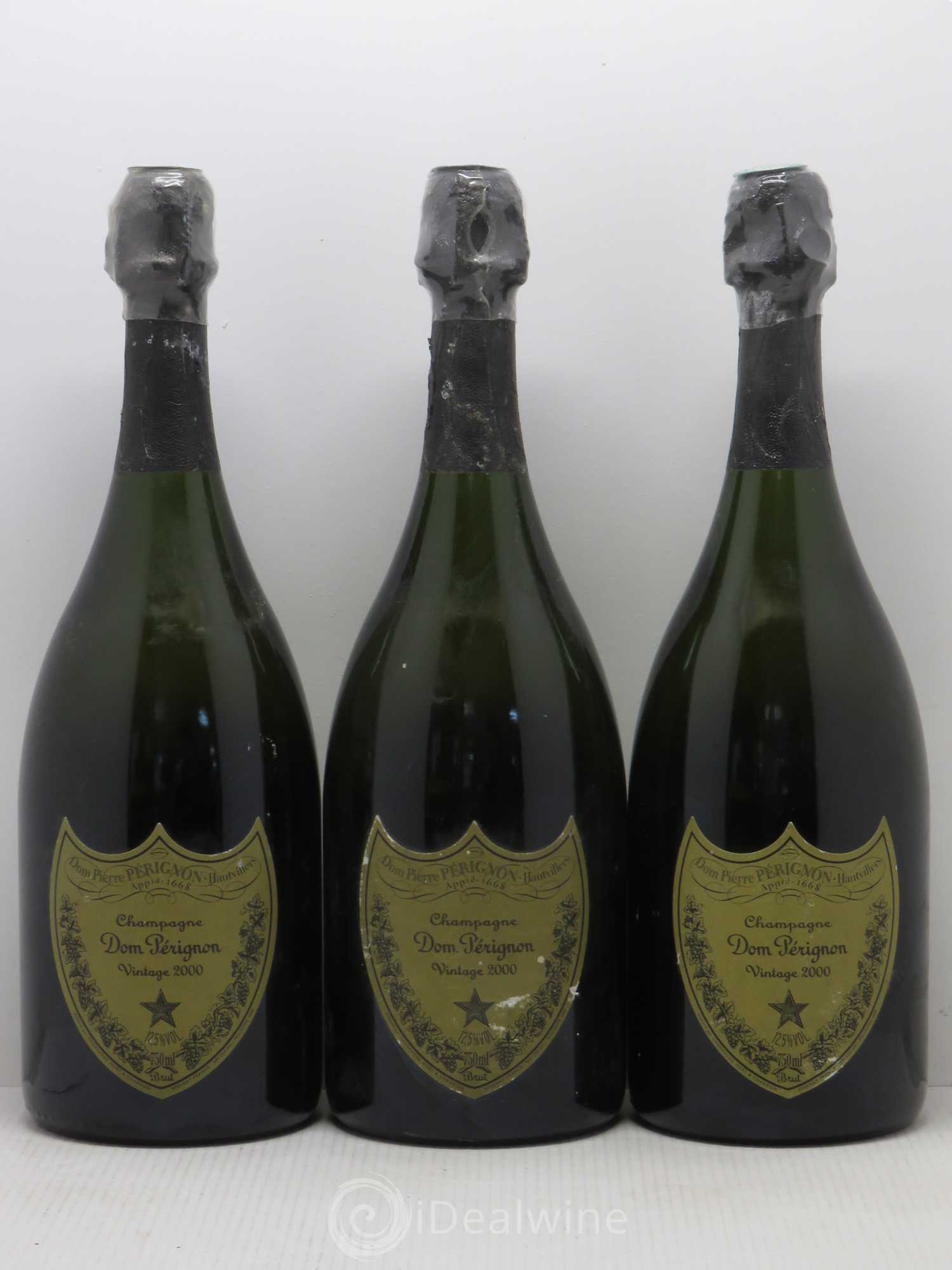 Brut Dom Pérignon 2000 - Lot de 3 bouteilles - 0