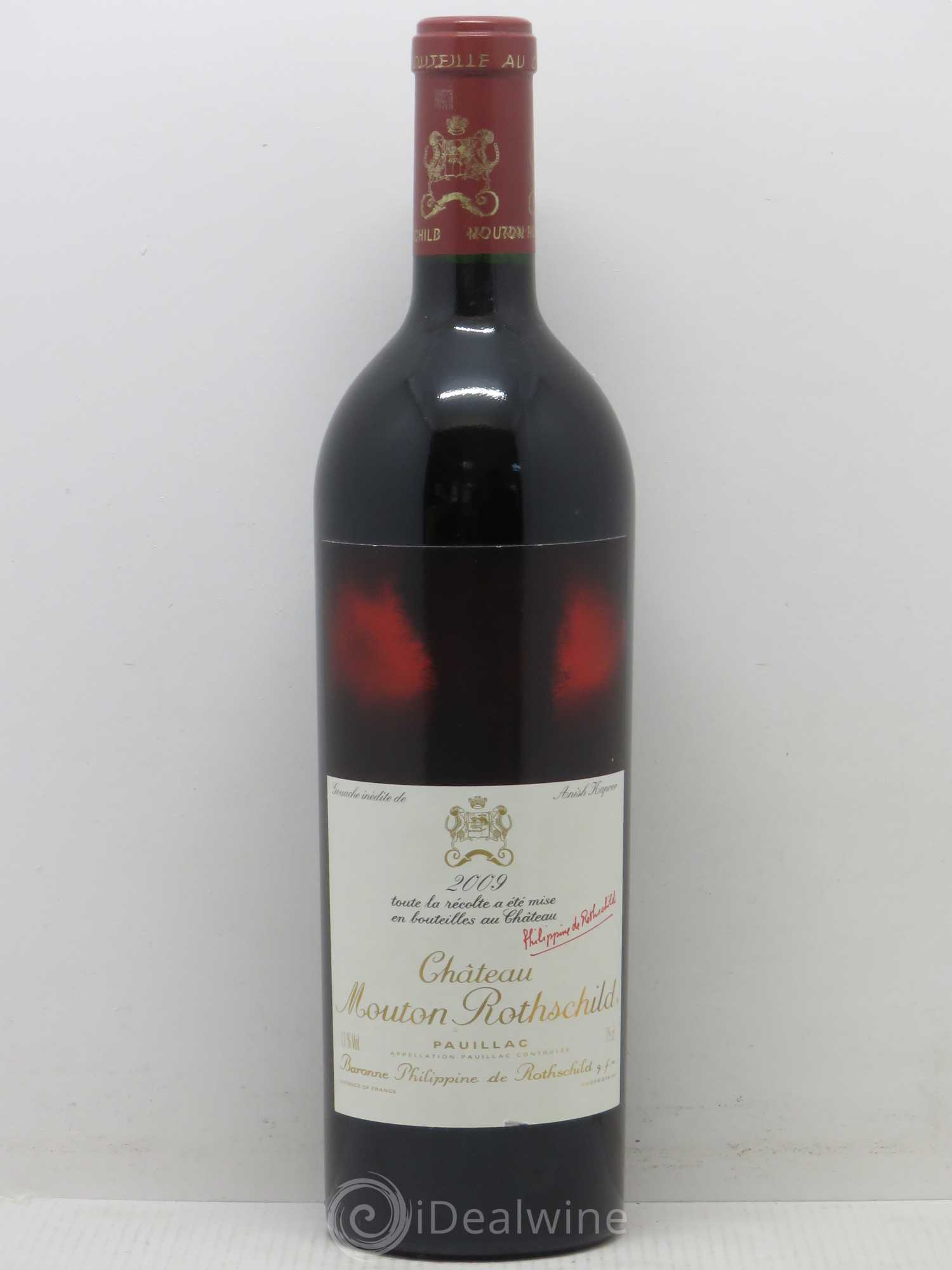 Château Mouton Rothschild 1er Grand Cru Classé 2009 - Lot de 1 bouteille - 0