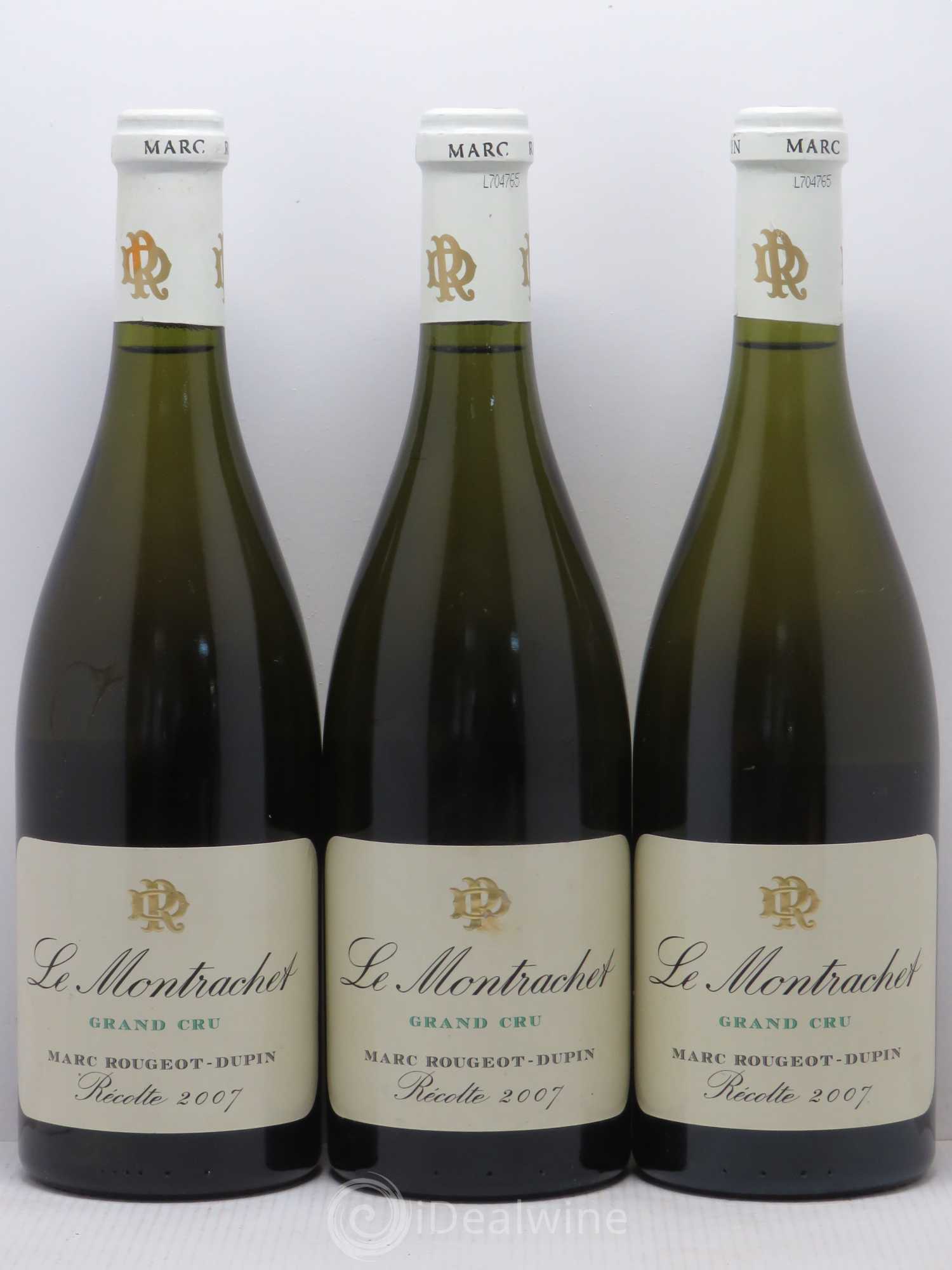 Montrachet Grand Cru Rougeot Dupin 2007 - Lot de 3 bouteilles - 0