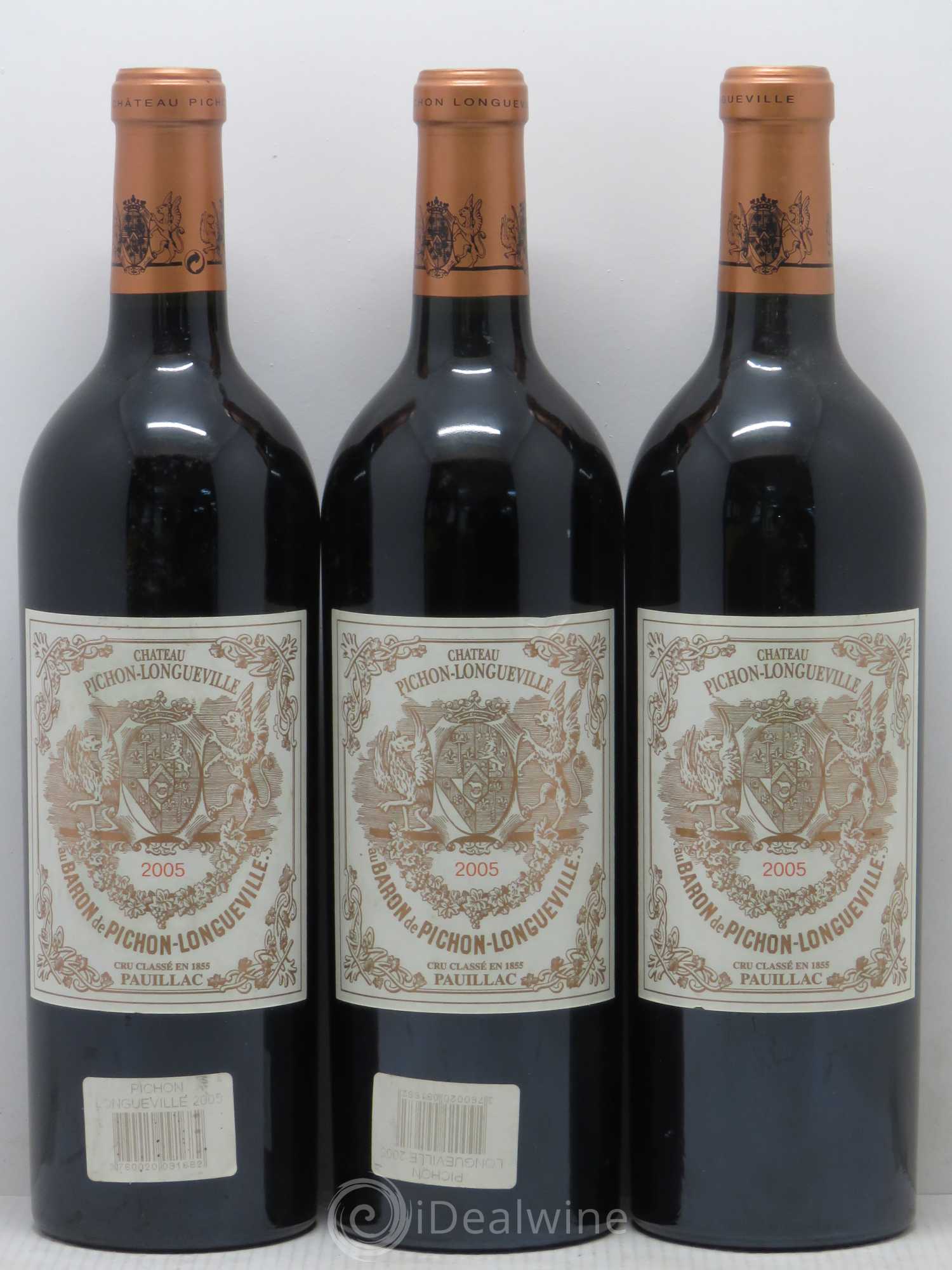 Pichon Longueville Baron 2ème Grand Cru Classé 2005 - Lotto di 5 bottiglie - 1
