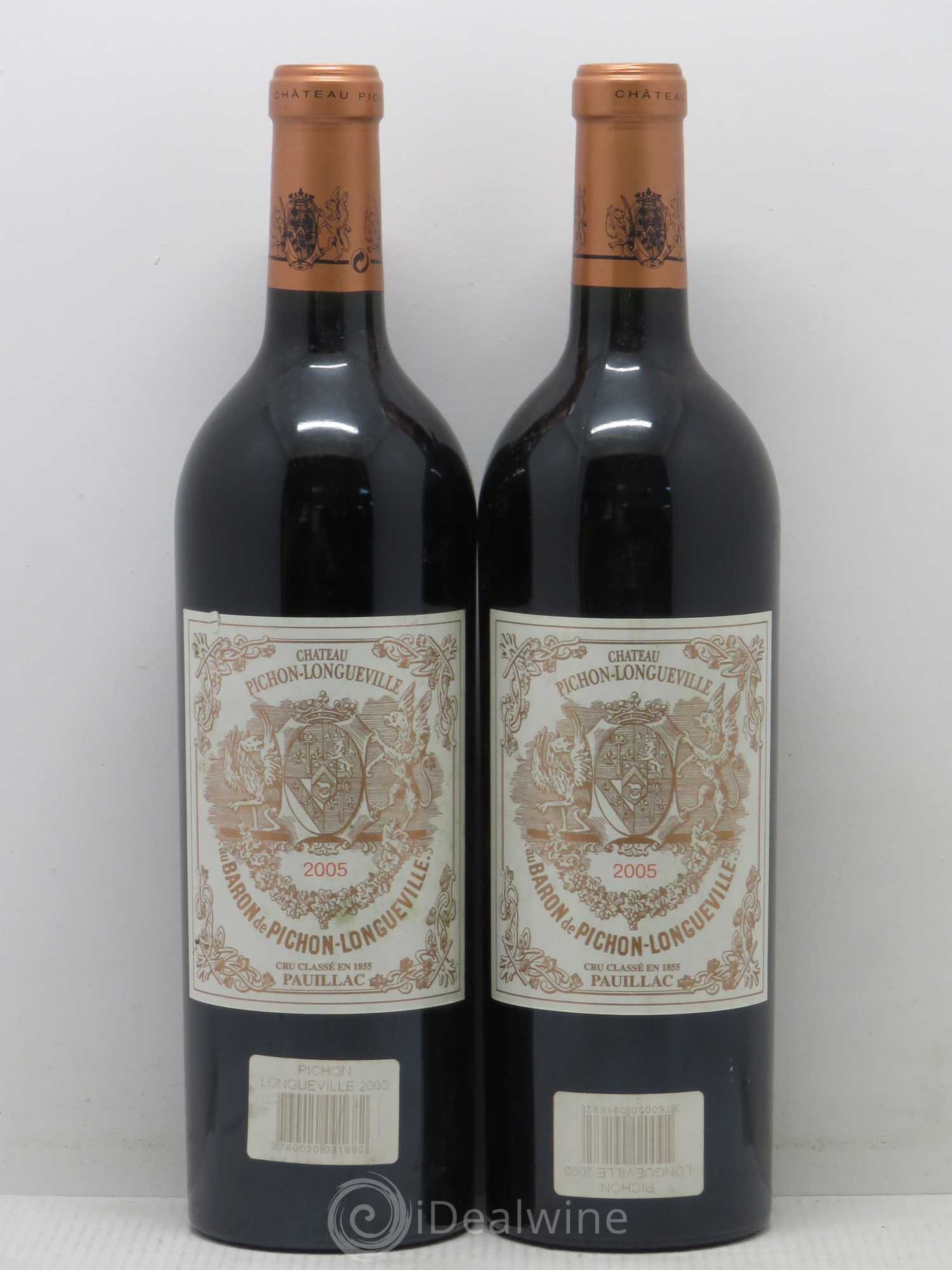 Pichon Longueville Baron 2ème Grand Cru Classé 2005 - Lotto di 5 bottiglie - 2