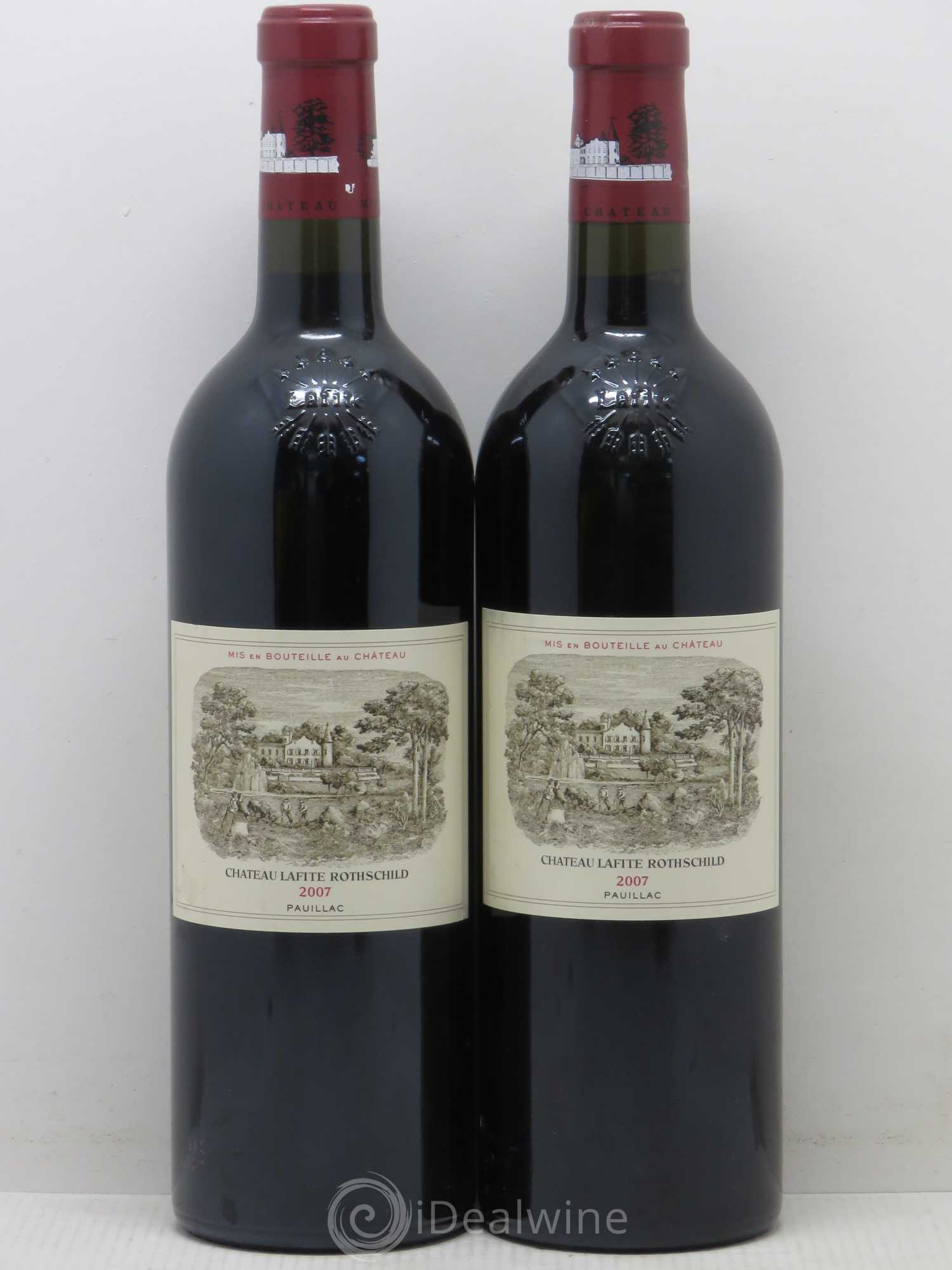 Château Lafite Rothschild 1er Grand Cru Classé 2007 - Lot de 2 bouteilles - 0